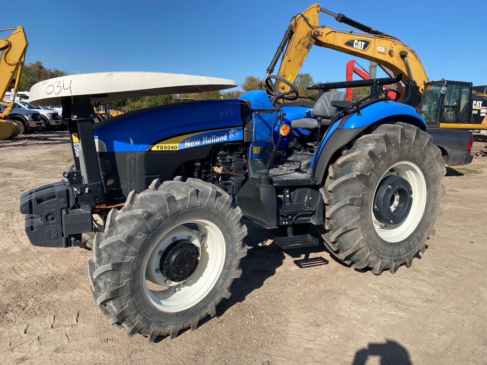 UNUSED NEW HOLLAND T5040 AGRICULTURAL TRACTOR 4x4