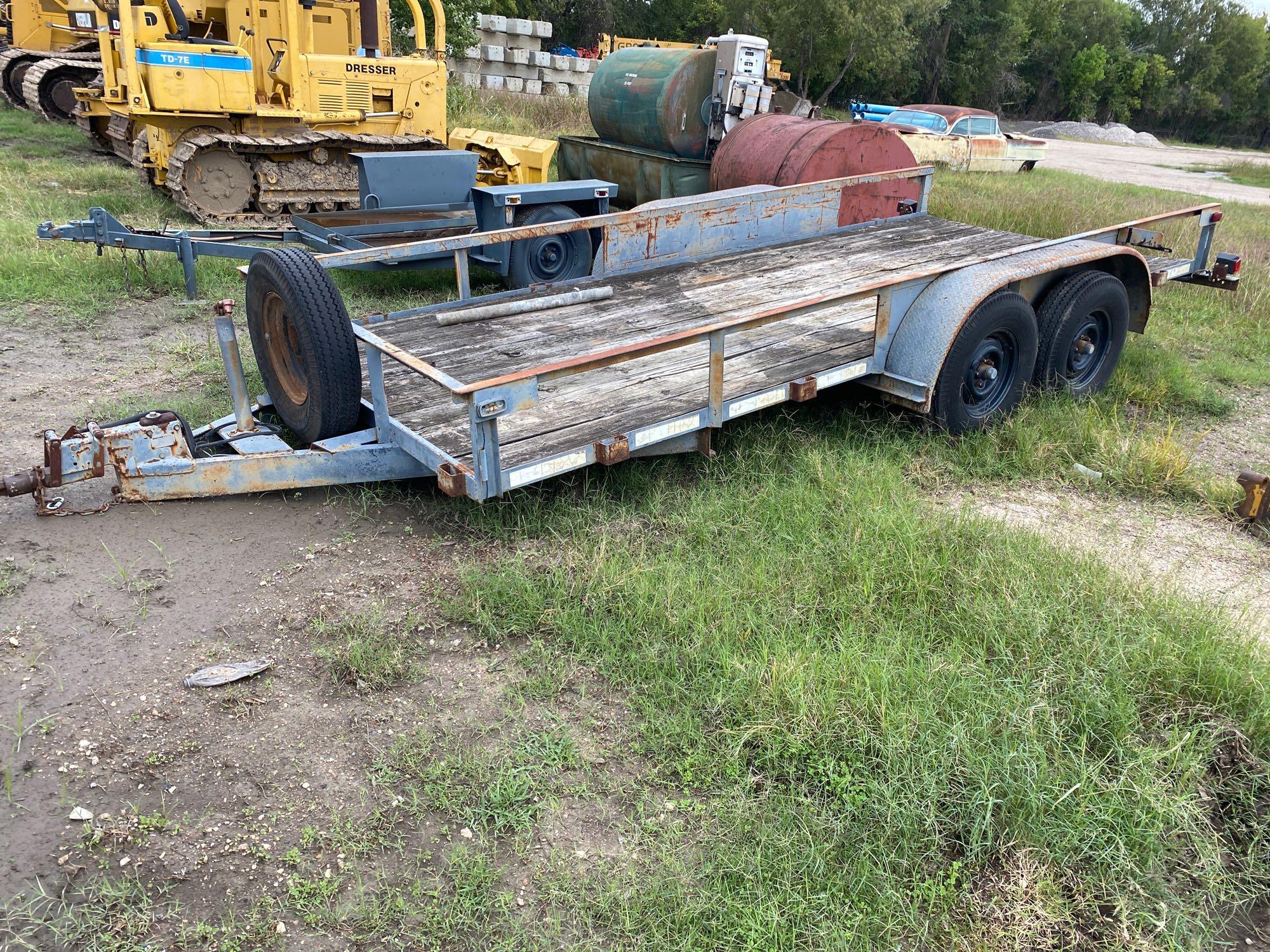16FT. UTILITY TRAILER VN:N/A Equipped With 16ft. Deck