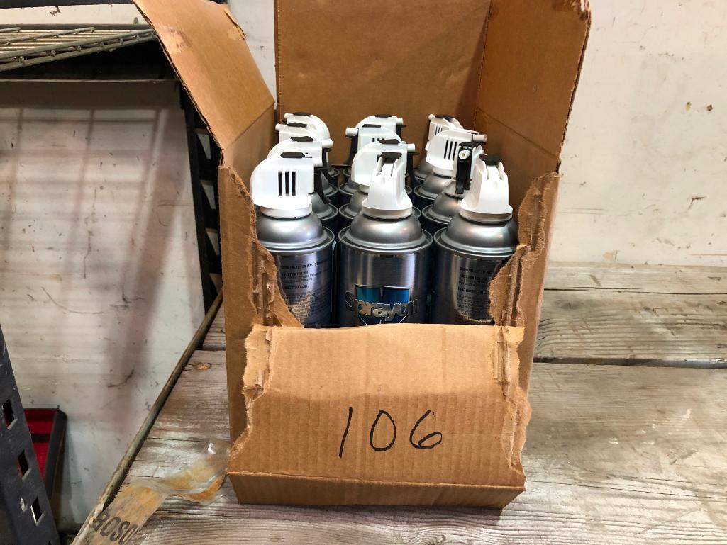 BOX OF (12) SPRAY CANS OF WASP & HORNET KILLER SUPPORT