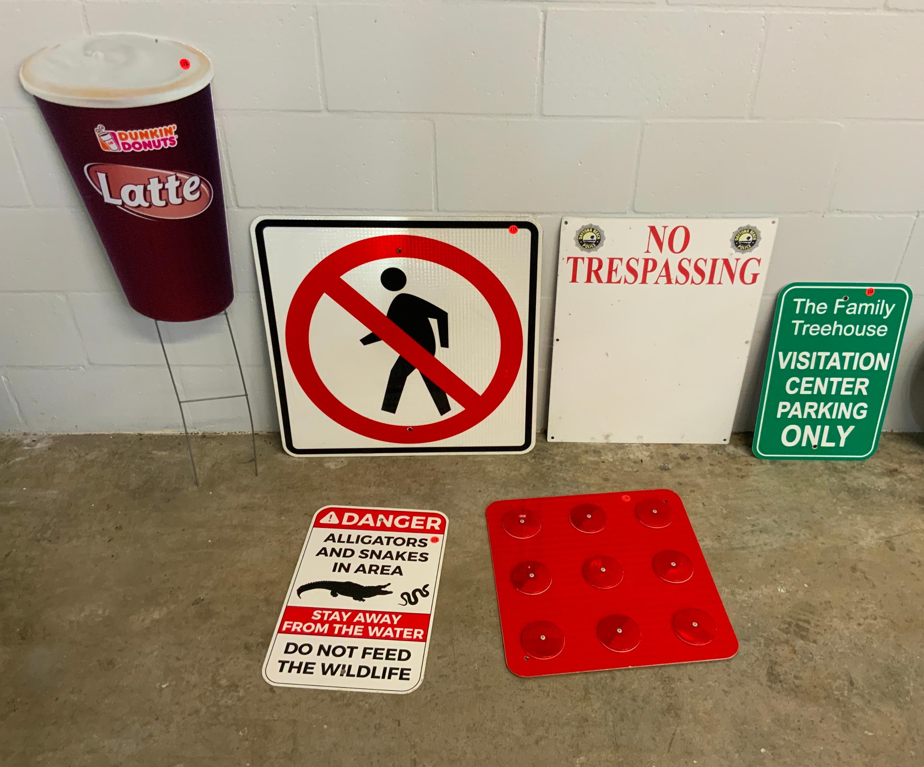 (6) ASSORTED SIGNS COLLECTIBLE SIGN . All Items Need