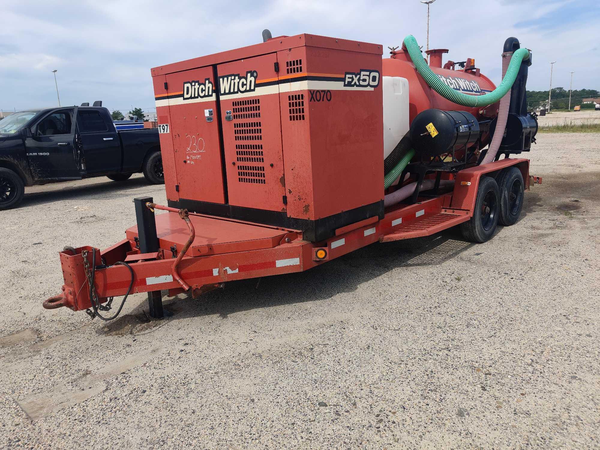 DITCH WITCH FX50 BORING EQUIPMENT SN:E1700597 Powered