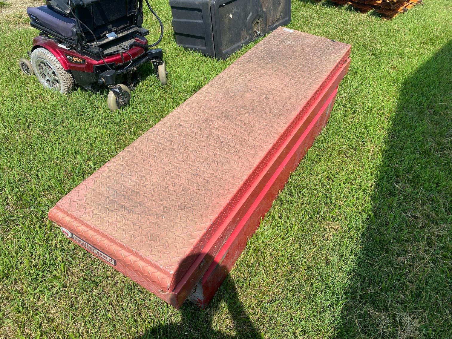 Image for Weather Guard Diamond Plate Truck Box, Red