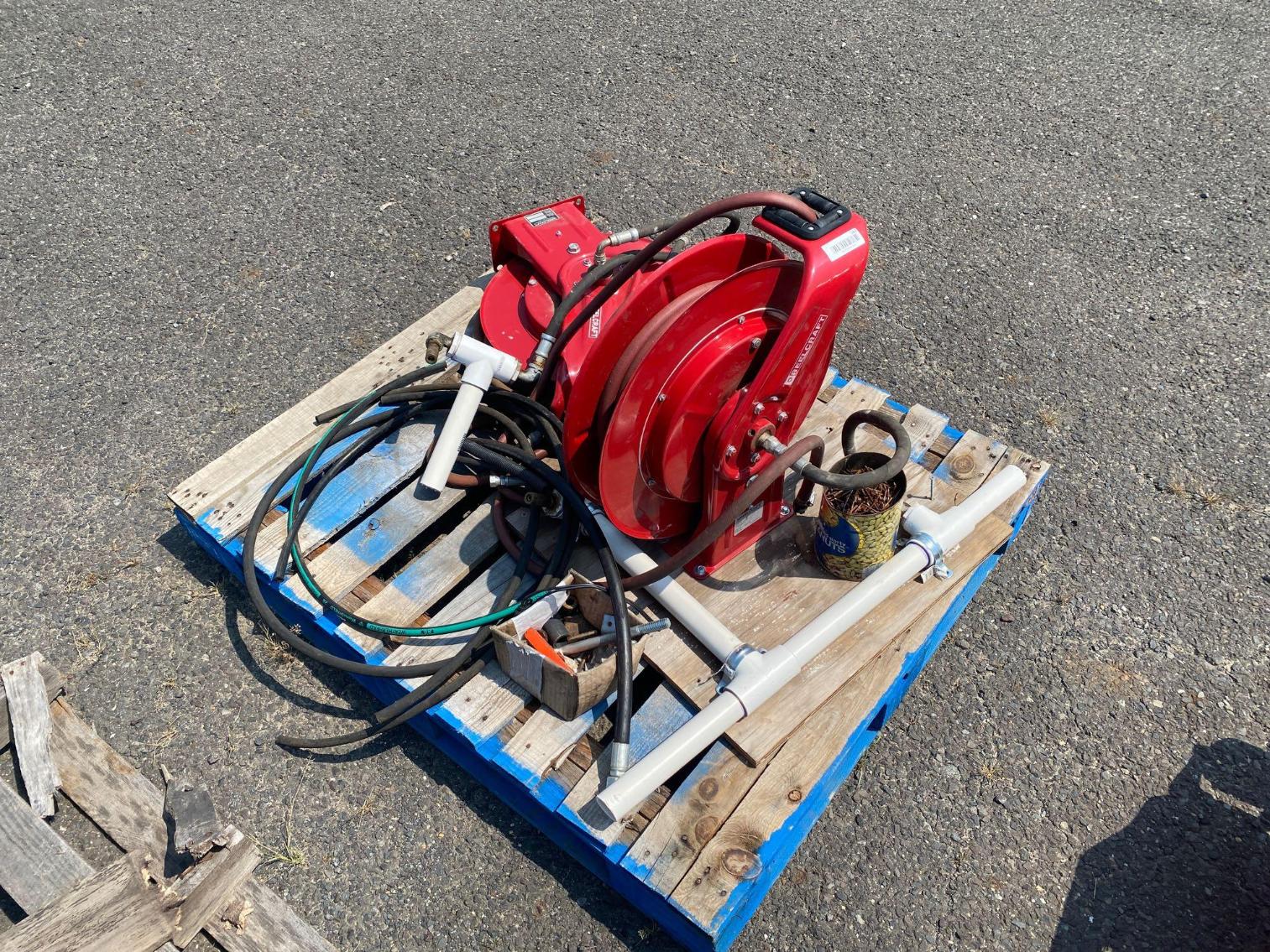 Image for Pallet of Shop Hoses and Reels 