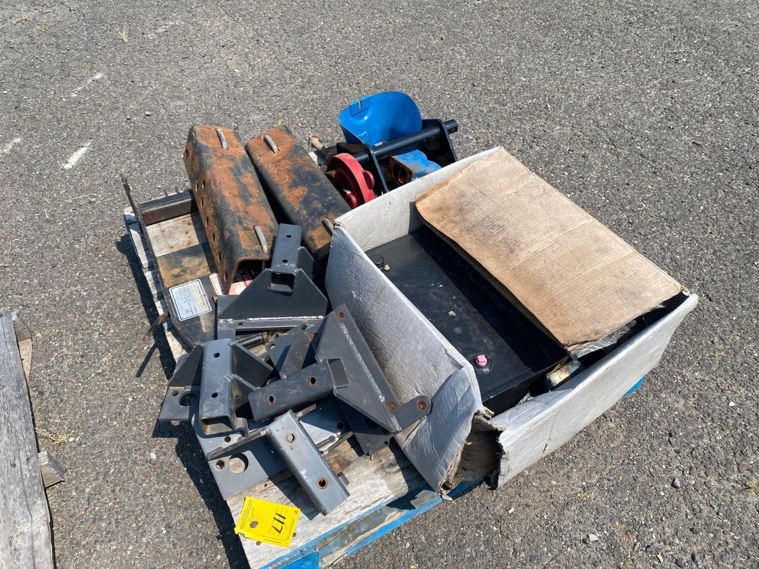 Image for Pallet of Universal Mounts and New Back Hoe Hydraulic  Kit