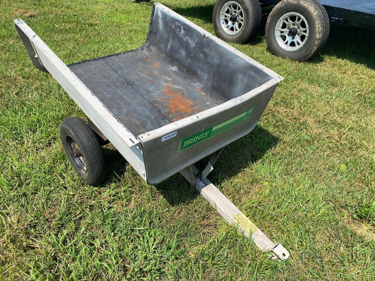 Image for Brinly Pull Behind Dump Yard Cart