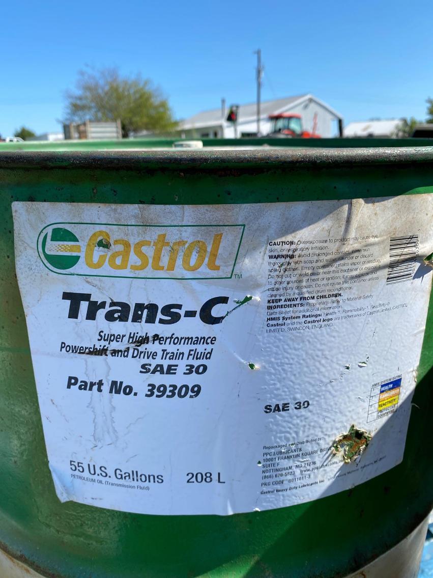 Image for 55 Gallon Drum 30 Weight Castrol Trans-C Fluid