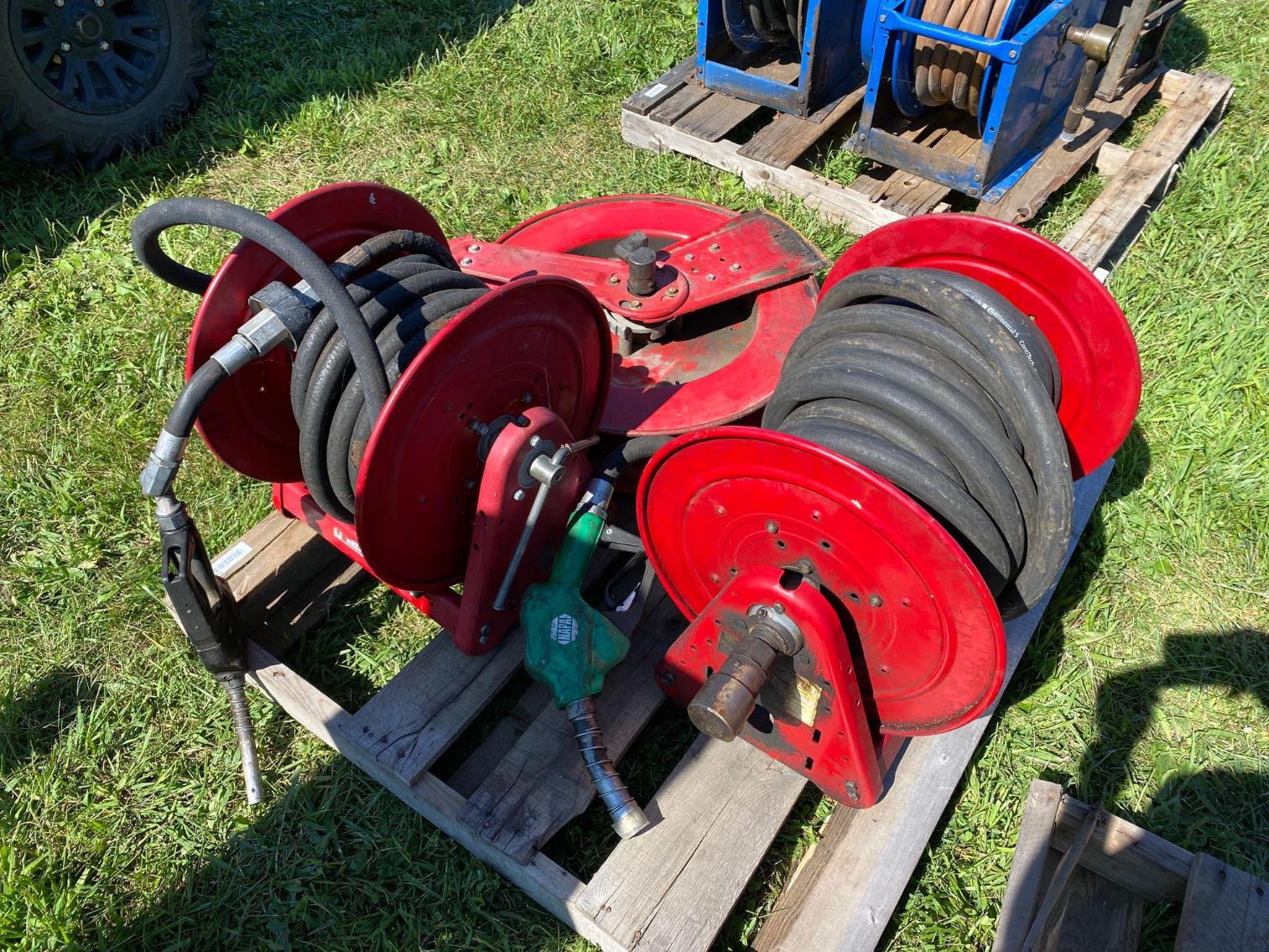 Image for Pallet- Hose Reels, 1 Air and 2 Fuel