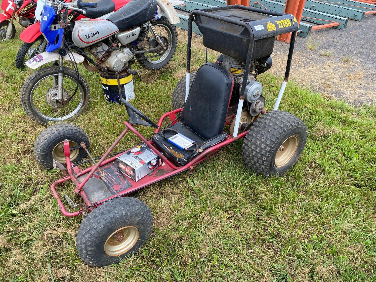 Image for Generator Go Kart, 7.5hp, needs tires, runs well per seller