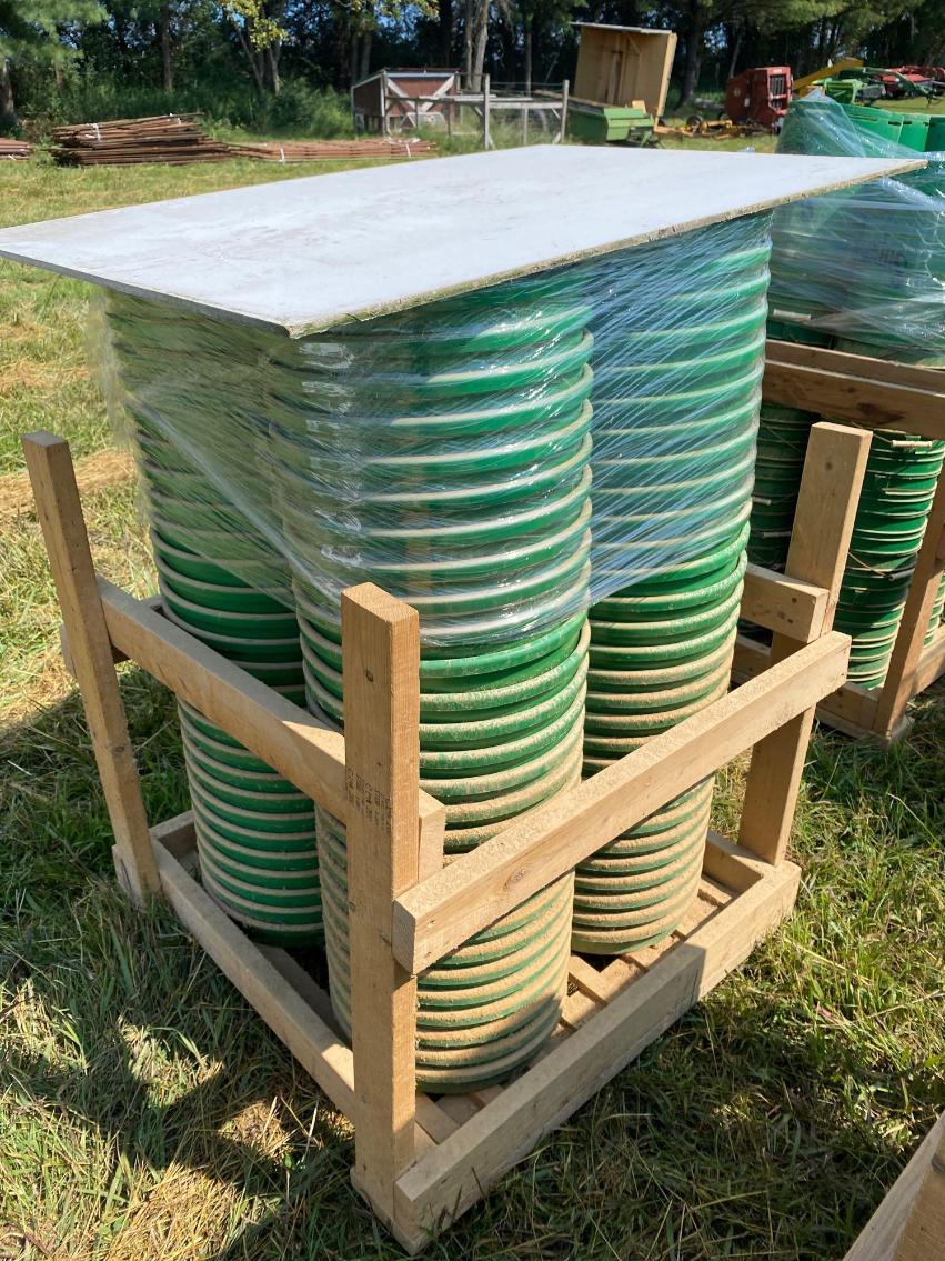Image for 1- Cart of SuperBowl Poultry Feeders, W lids 