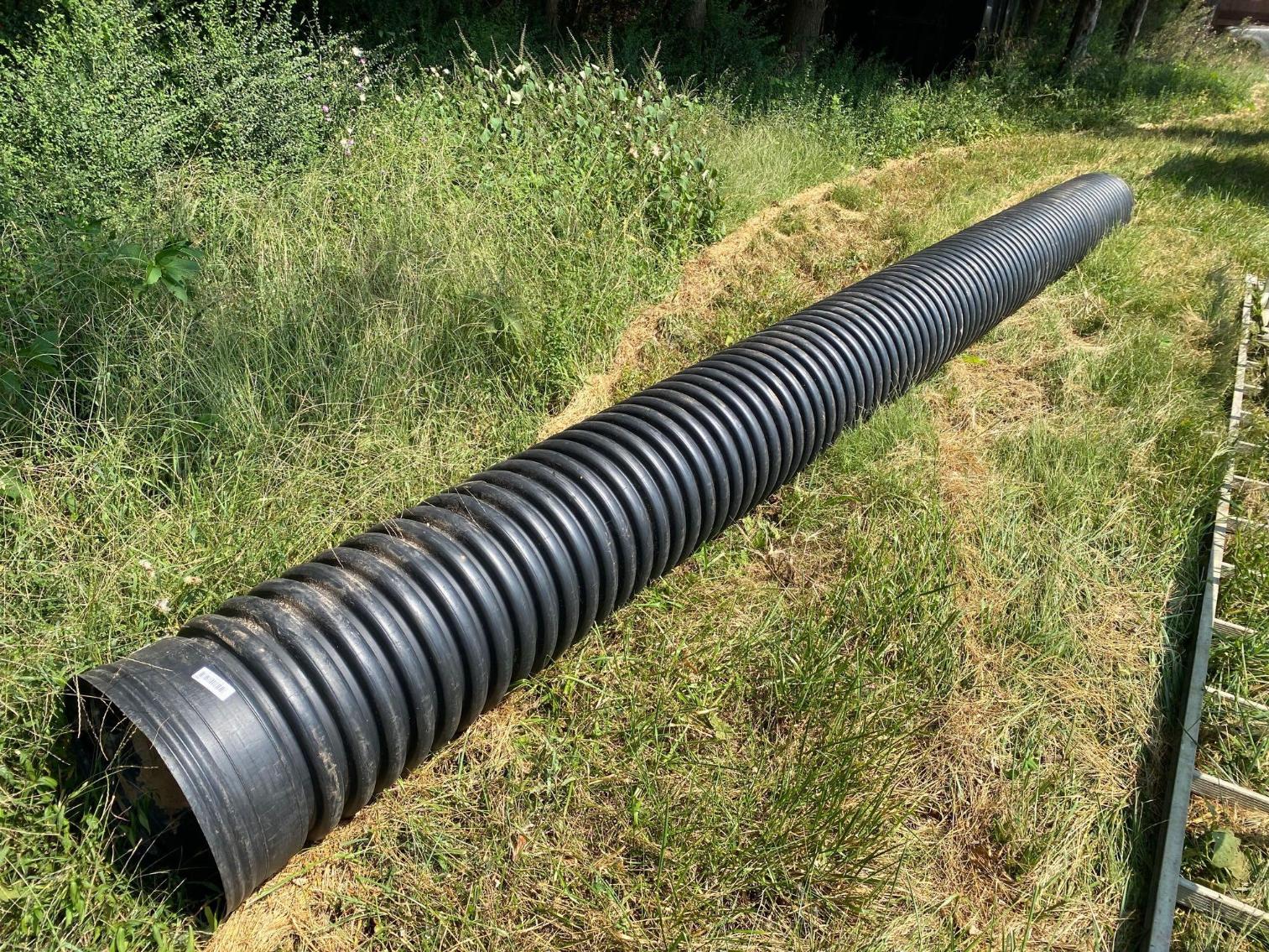 Image for 20’ Piece of 15” Corrugated Pipe 