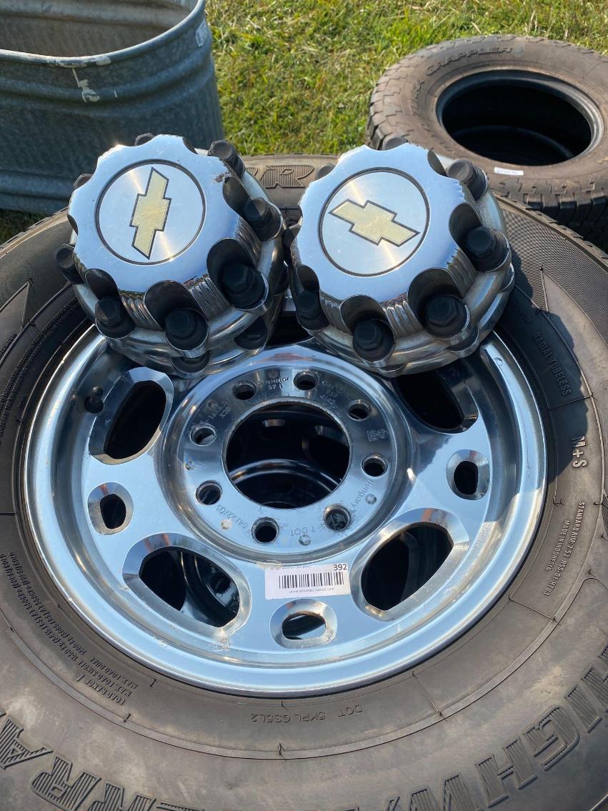 Image for Set of Chevrolet 8x6.5 Wheels and Tires