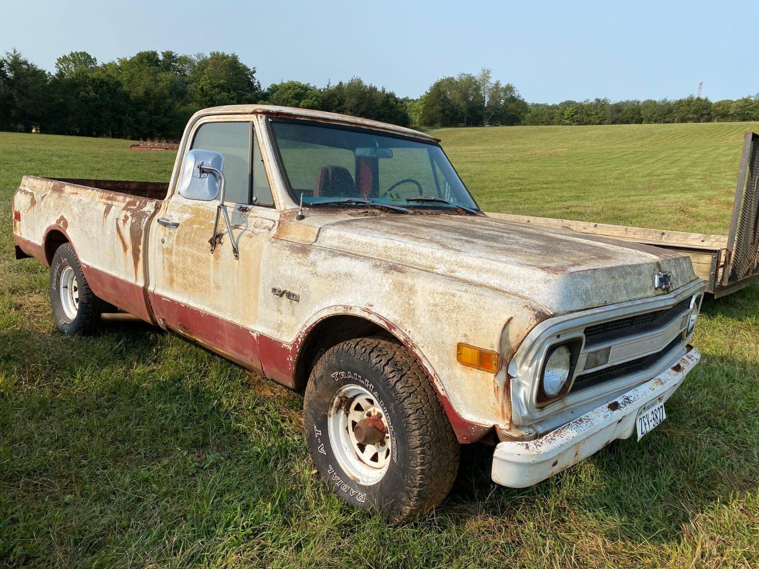 Image for 1970s Chevy Truck, Condition Unknown, More Info to Come 