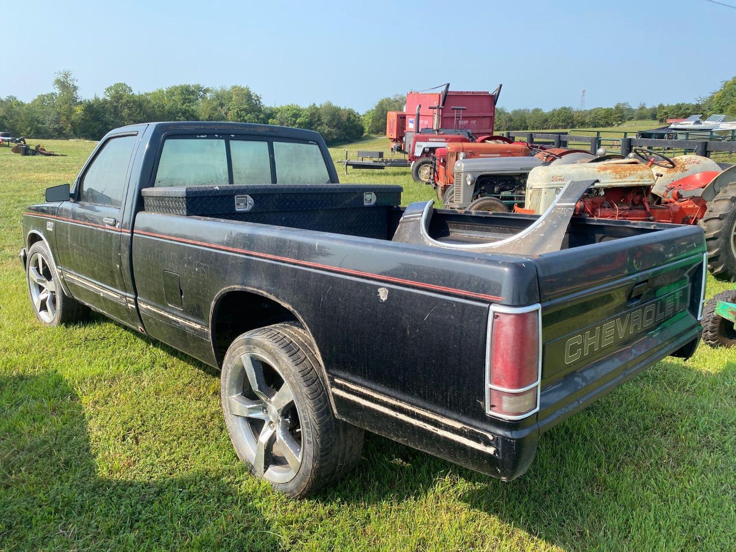 Image for 1987 Chevy S10 Pickup, 2WD, Per Seller Replaced Engine, VIN #: 1GCCS14R0H2110682 Mileage: 143,343