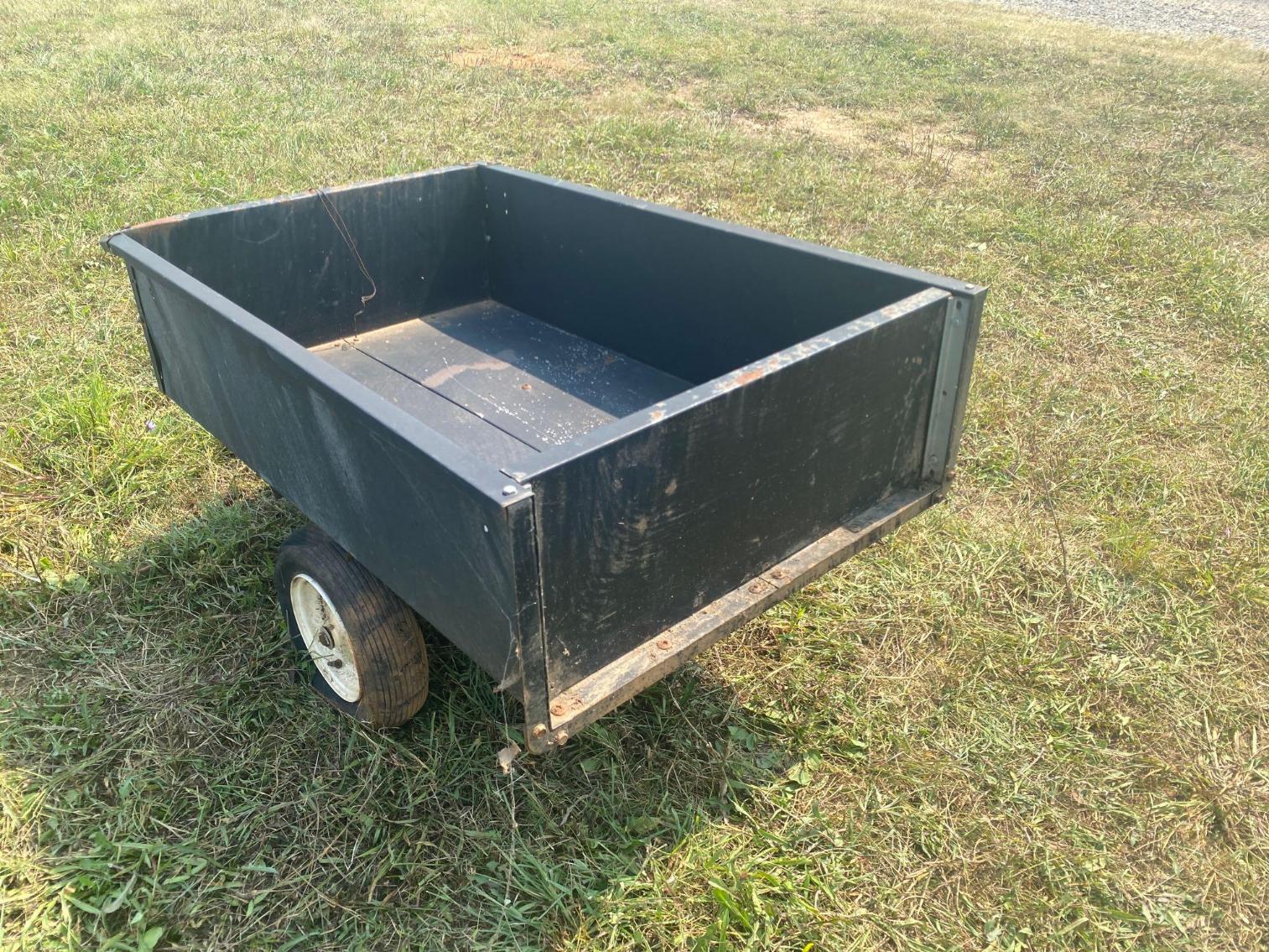 Image for Agri -Fab Pull Behind Yard Cart, Needs Tires
