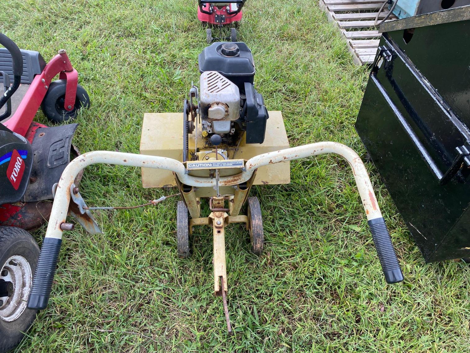Image for Sears Roto Spader Rototiller, Per Seller runs and appears as it should, Chain Driven