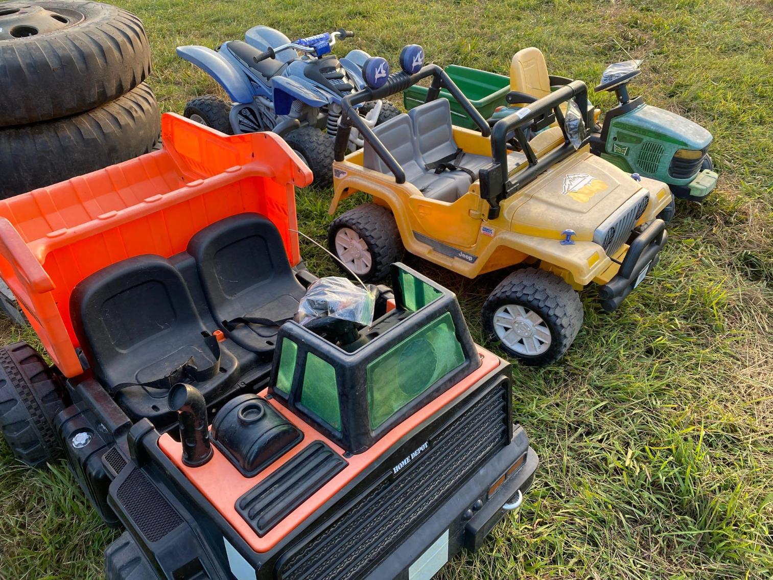 Image for Lot of 4 Power Wheels - 3 Have Chargers 