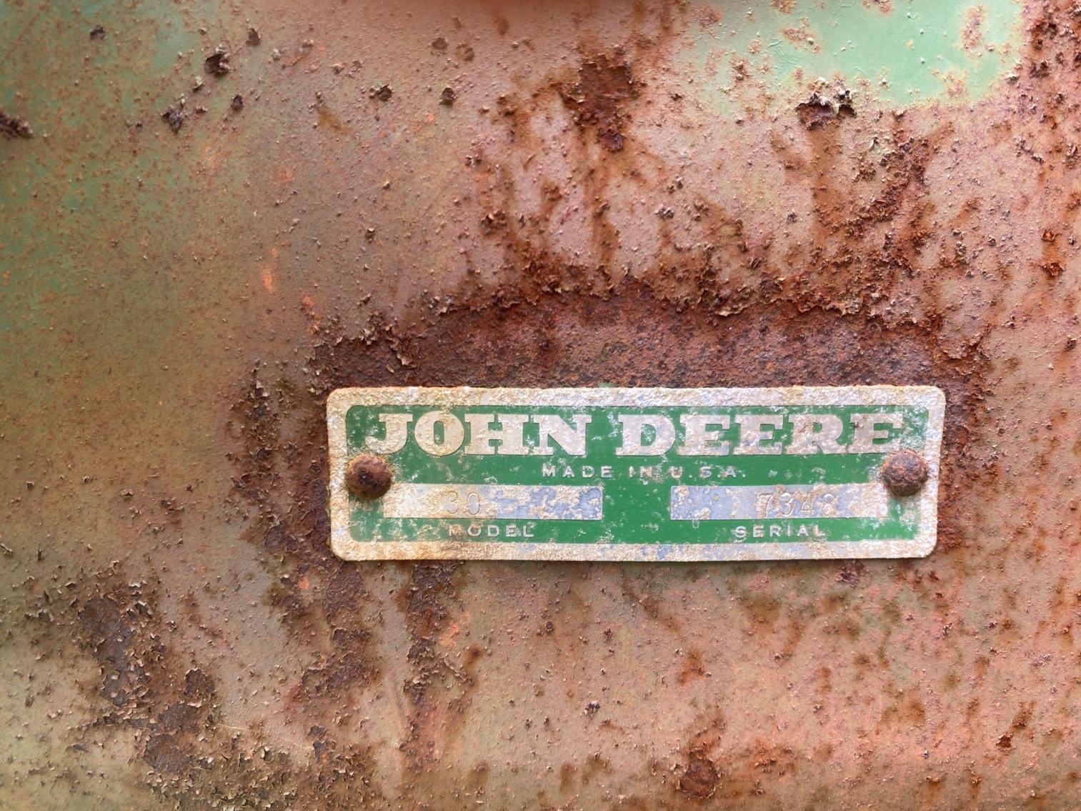Image for John Deere No. 30 Pull Type Combine