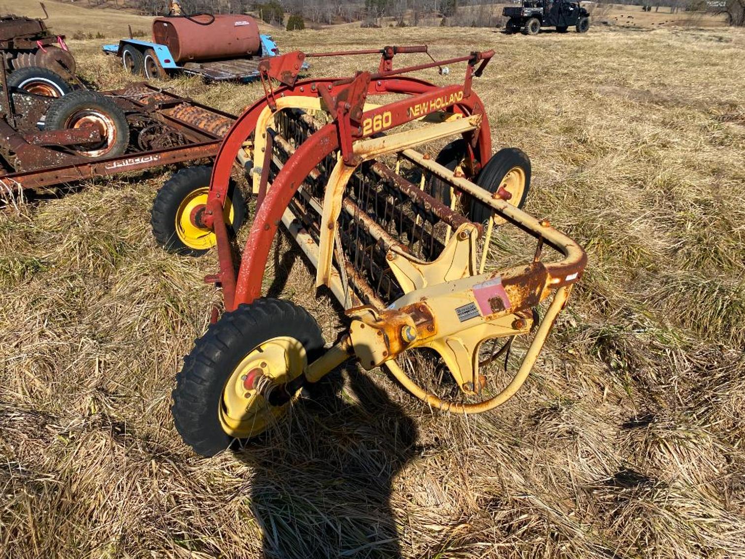 Image for New Holland Rolabar Hay Rake Model 260 w/Dolley Wheel Pull Type