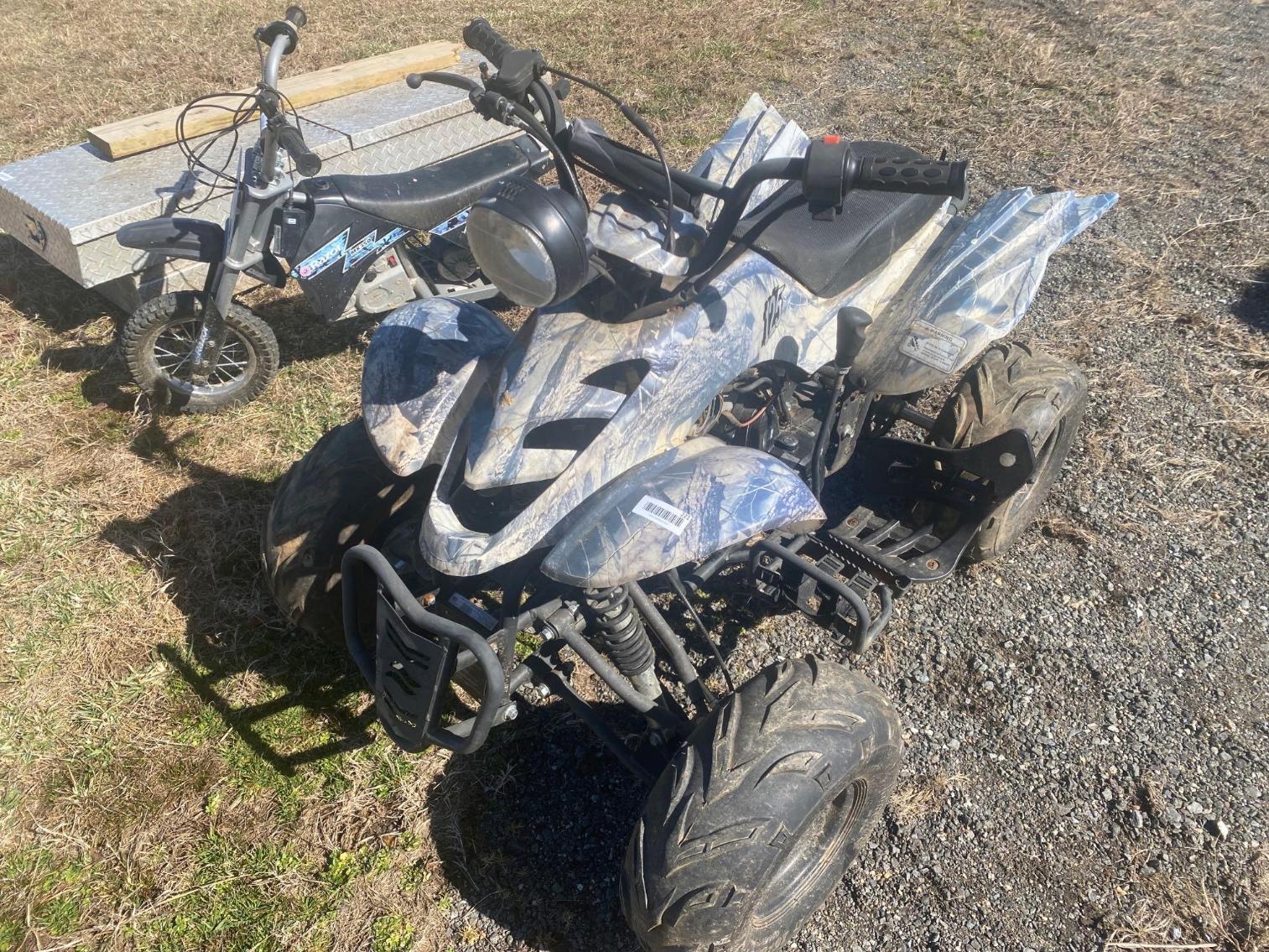 Image for Youth Four Wheeler, Needs Batter,y Runs Well Per Seller, Gas Powered