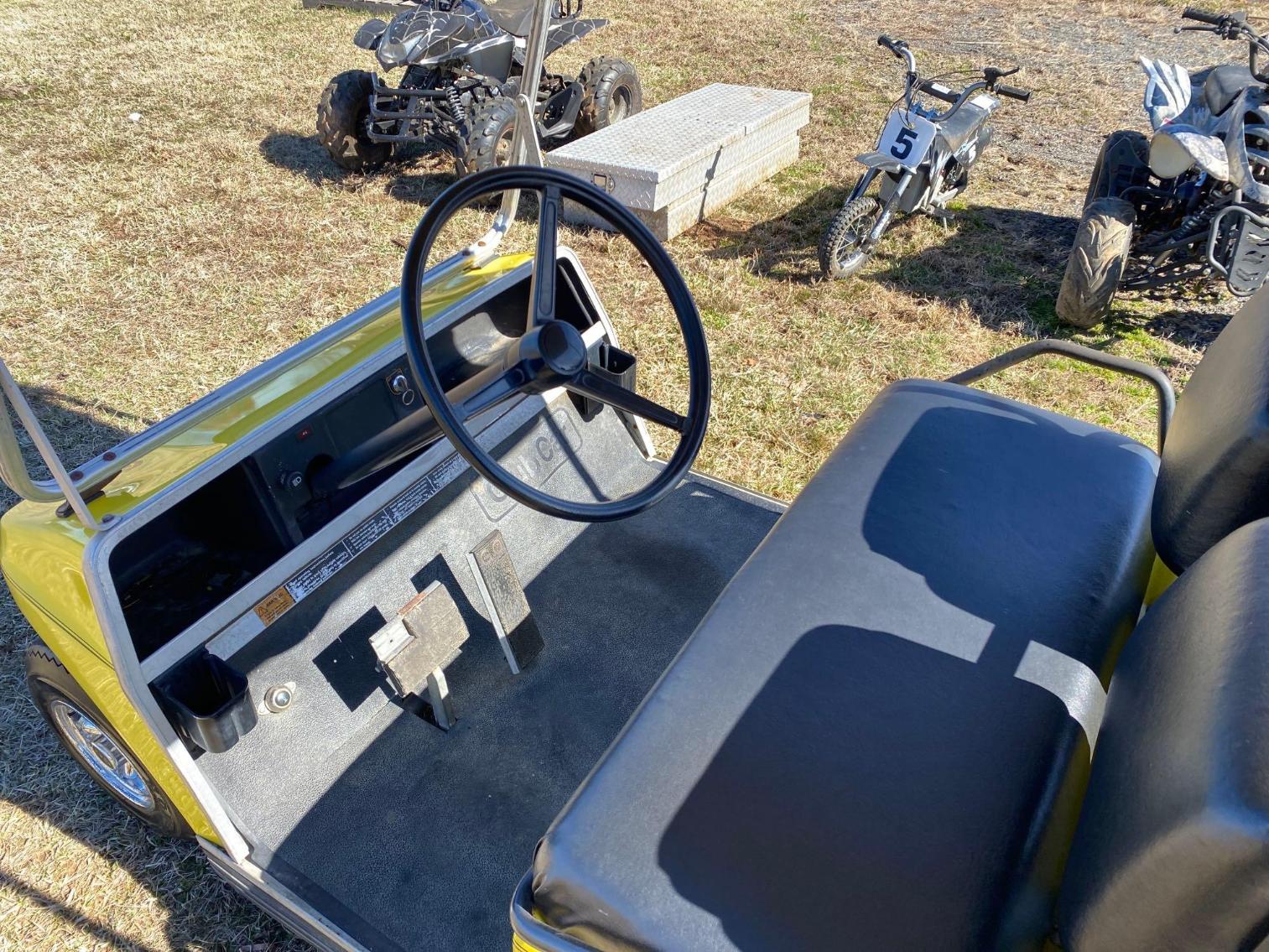 Image for 4 Seater Club Car Golf Cart, Per Seller New Muffler, Great Condition, Runs and Drives 