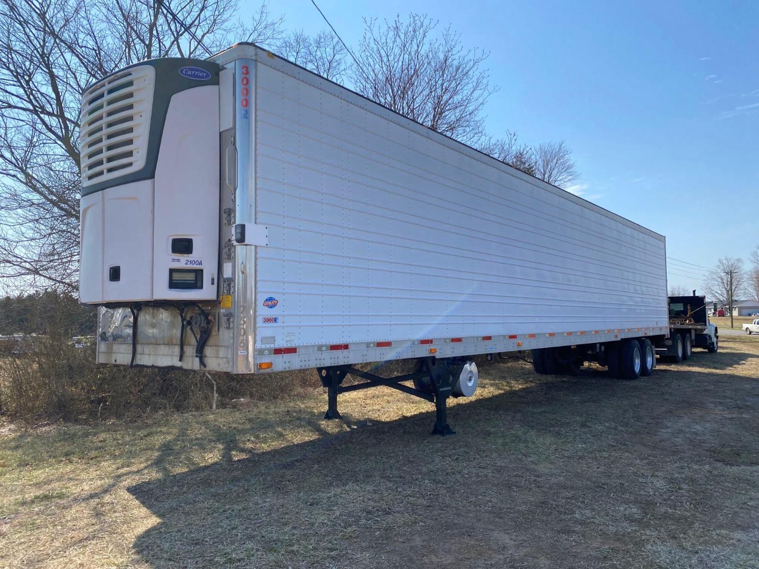 Image for 2010 Utility Refrigerated (Reefer Carrier, part # X2-2100A)Trailer, 53'x102