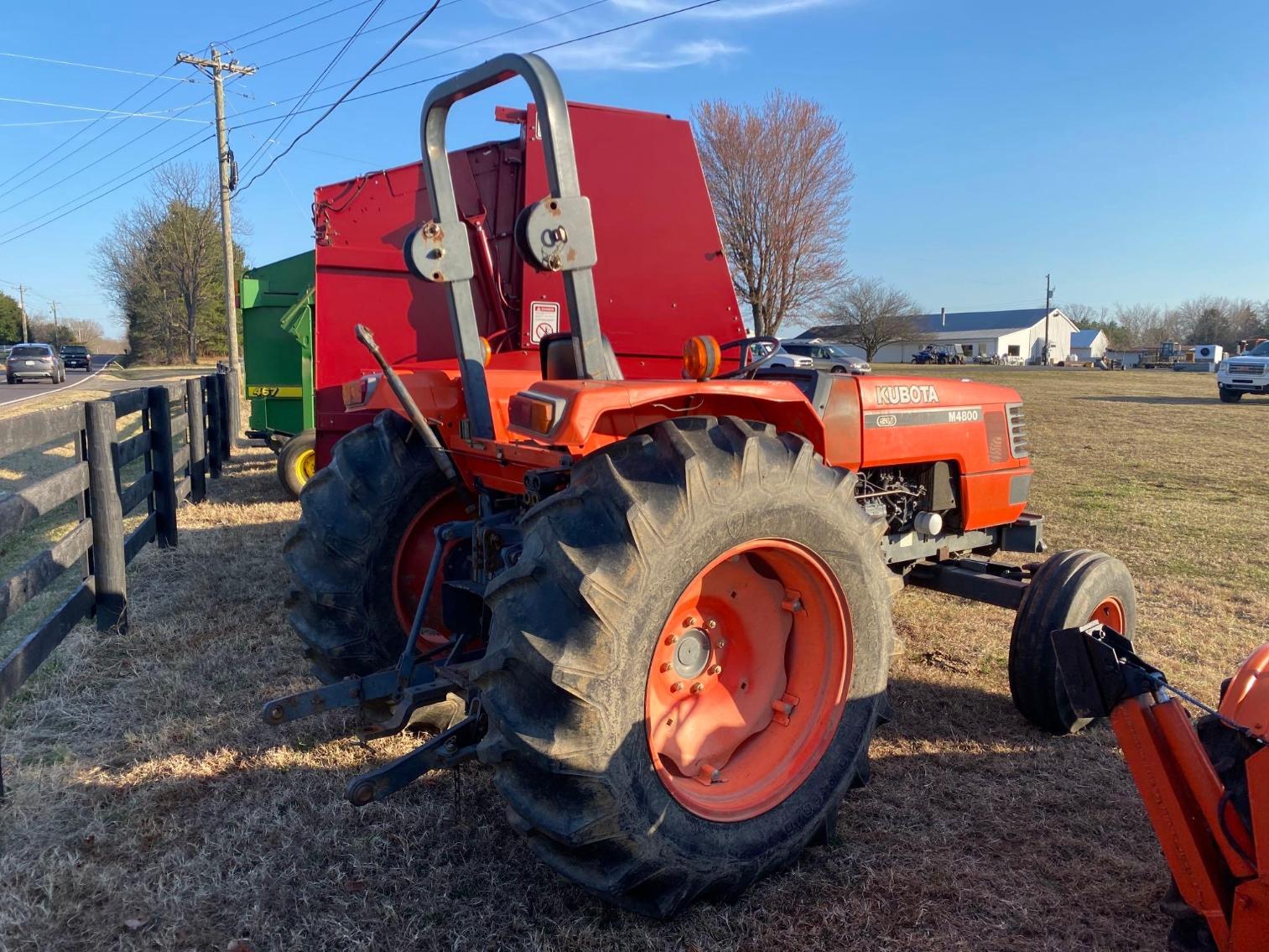 Image for Kubota M4800 2 WD Tractor, Low Hours:  1,118 Per Seller Tractor Runs Out Well