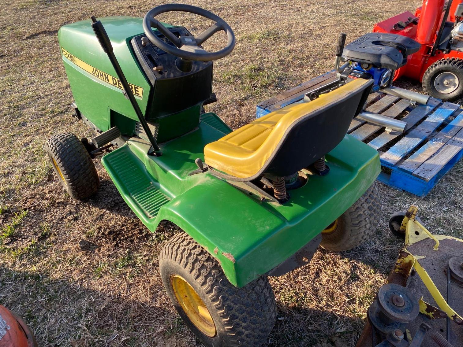 Image for John Deere 180 Riding Mower, Not Running at this time.  No Key, With Deck