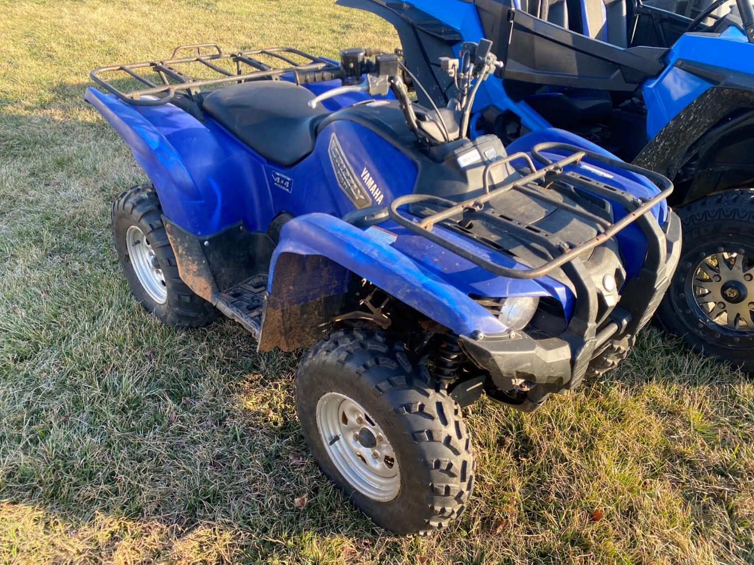 Image for 2007 Grizzly 700 ATV, Fuel Injected, Per Seller New Rear Axle, New Seat Mileage:  3614154