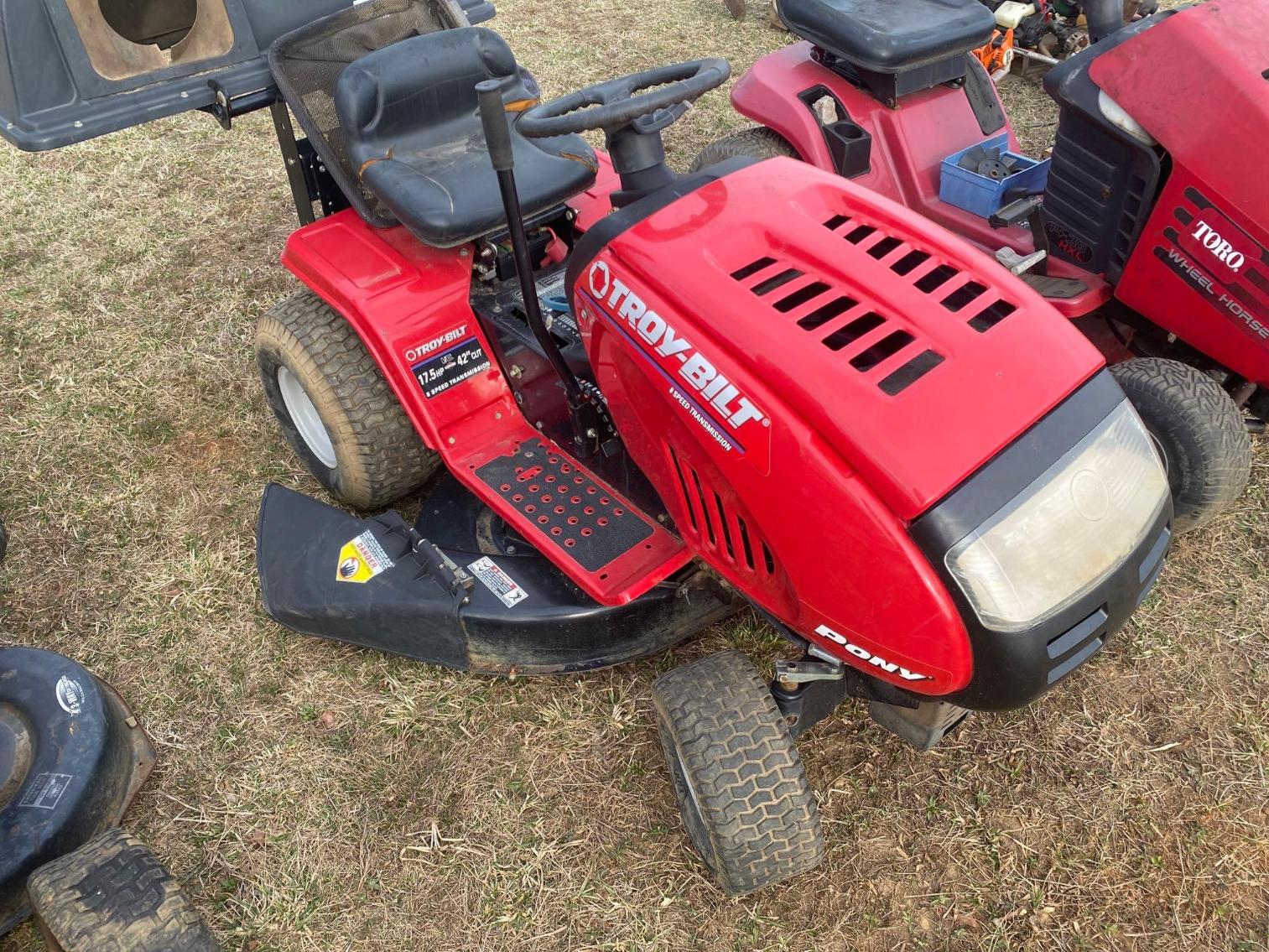 Image for Troy-Bilt Pony Riding Mower 42” Unknown Condition