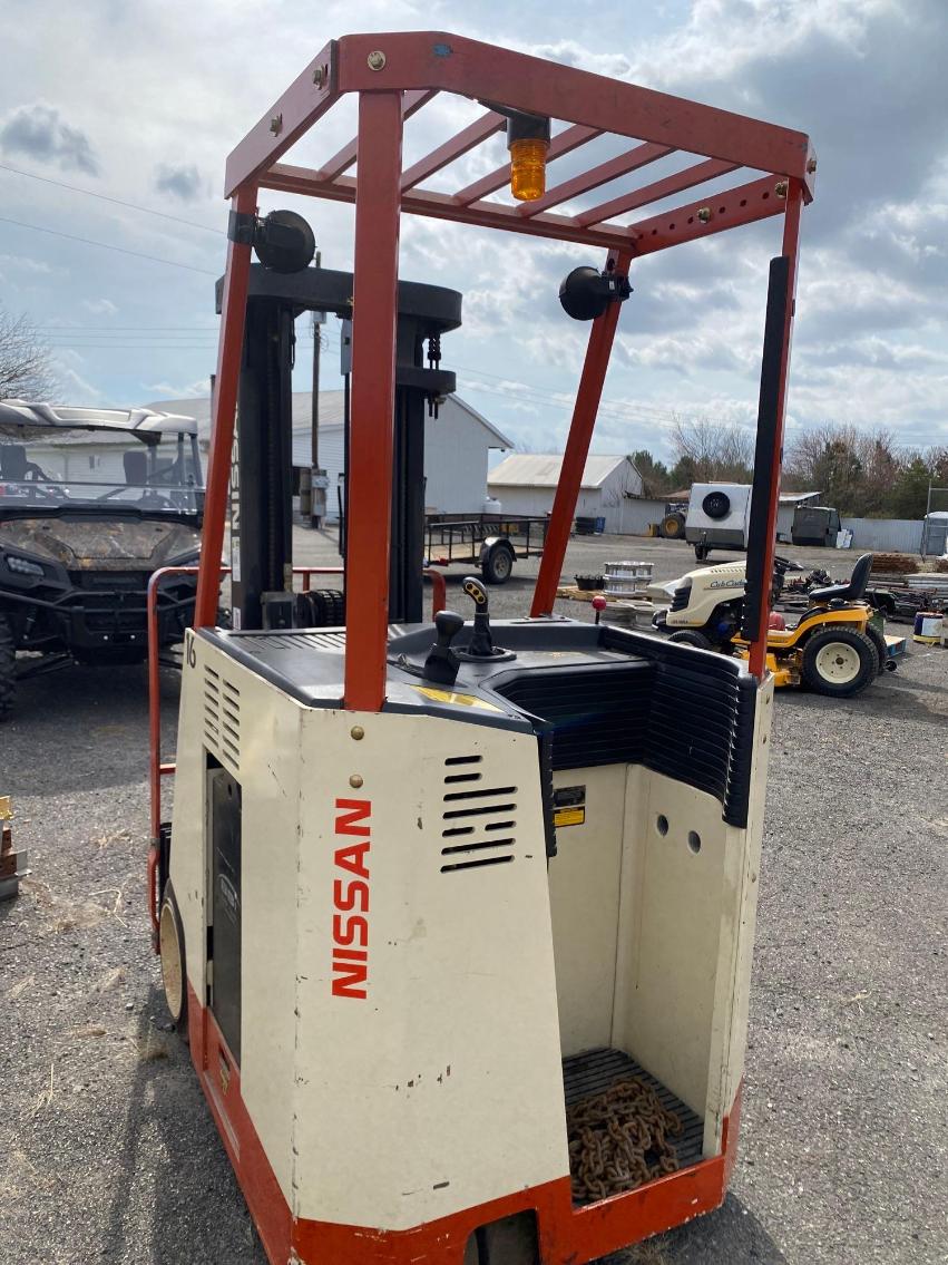 Image for Nissan  Stand On Forklift Model 0S30S, w/Charger Per Seller Runs But Needs Charging, 