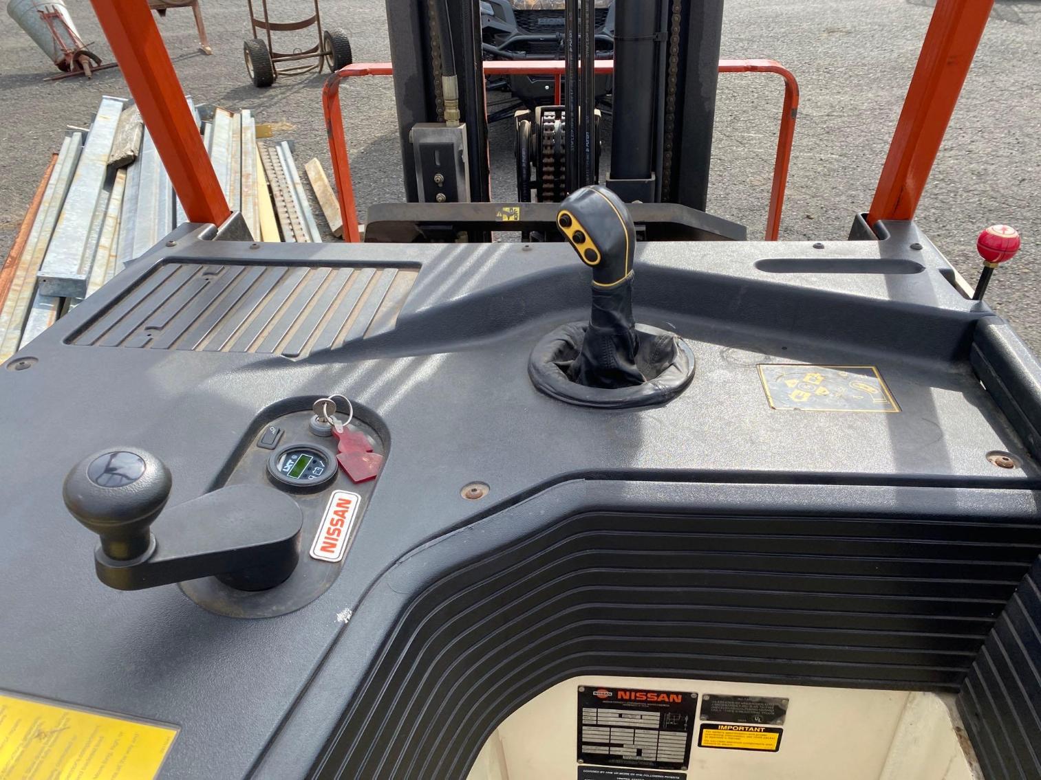 Image for Nissan  Stand On Forklift Model 0S30S, w/Charger Per Seller Runs But Needs Charging, 