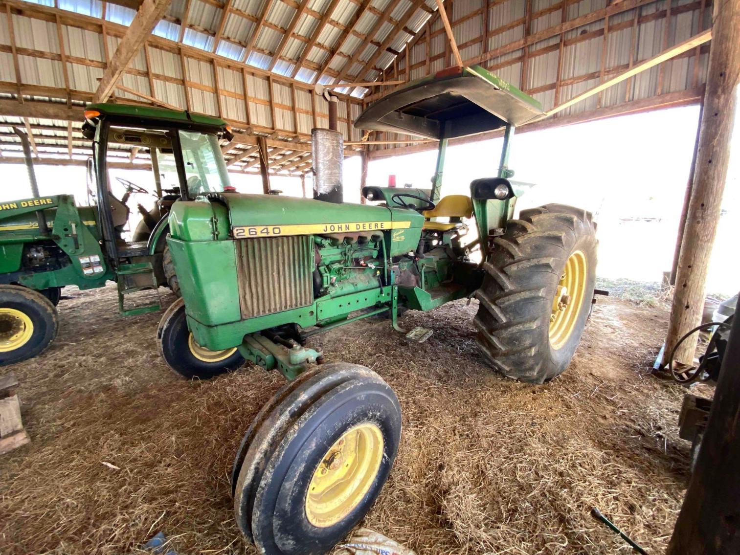 Image for John Deere 2640 2WD Tractor, Showing 3529 Hours, w/ ROPS and Canopy Serial #26-0A32669T
