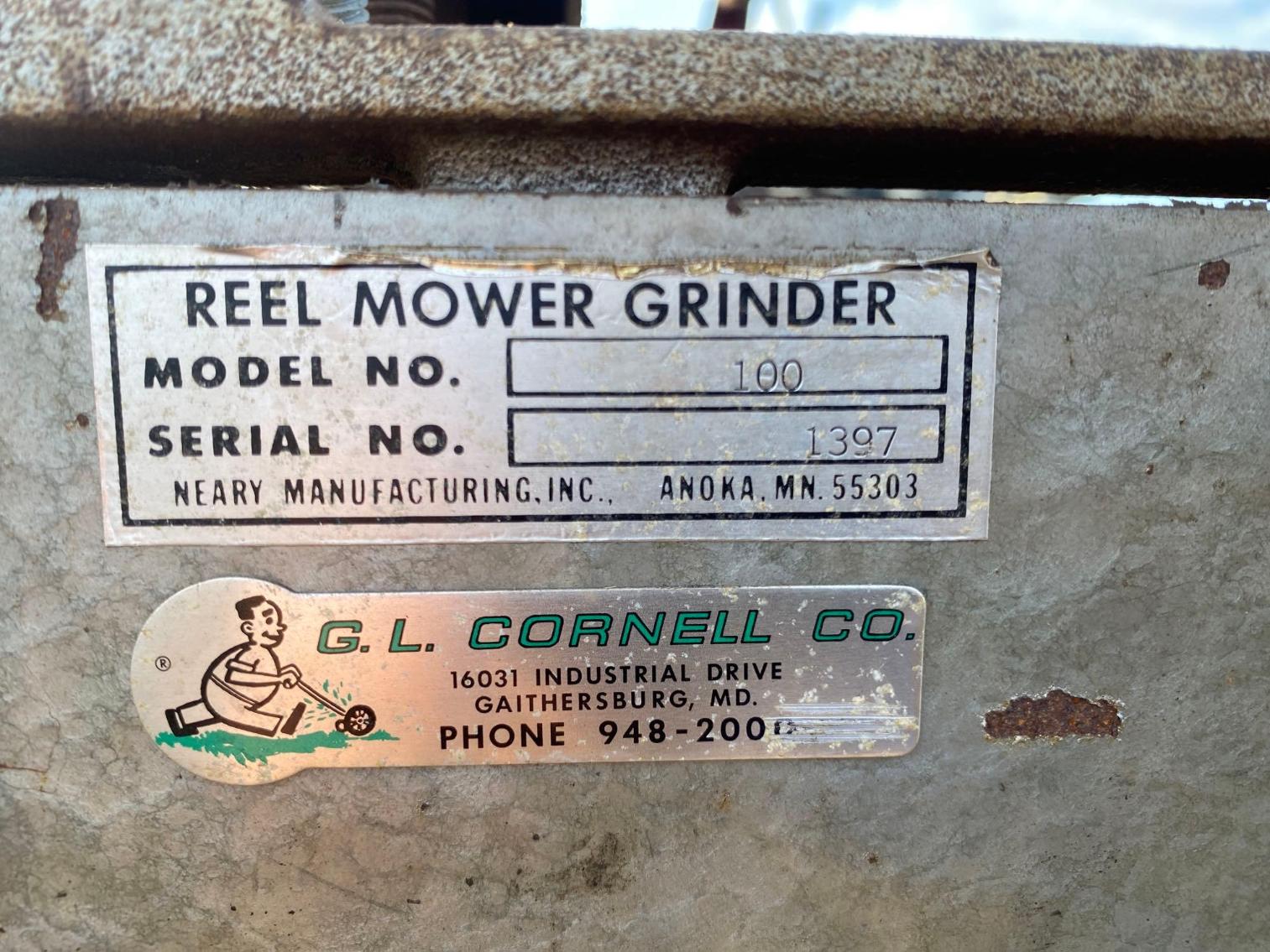 Image for Reel Mower Grinder Model No 100