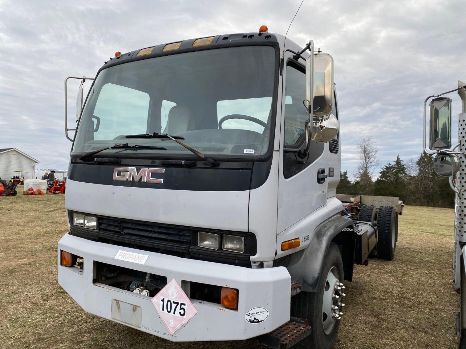 Image for 2000 GMC T7500 Truck, VIN # 1GDP7C1C4YJ502449 Mileage: 252,779