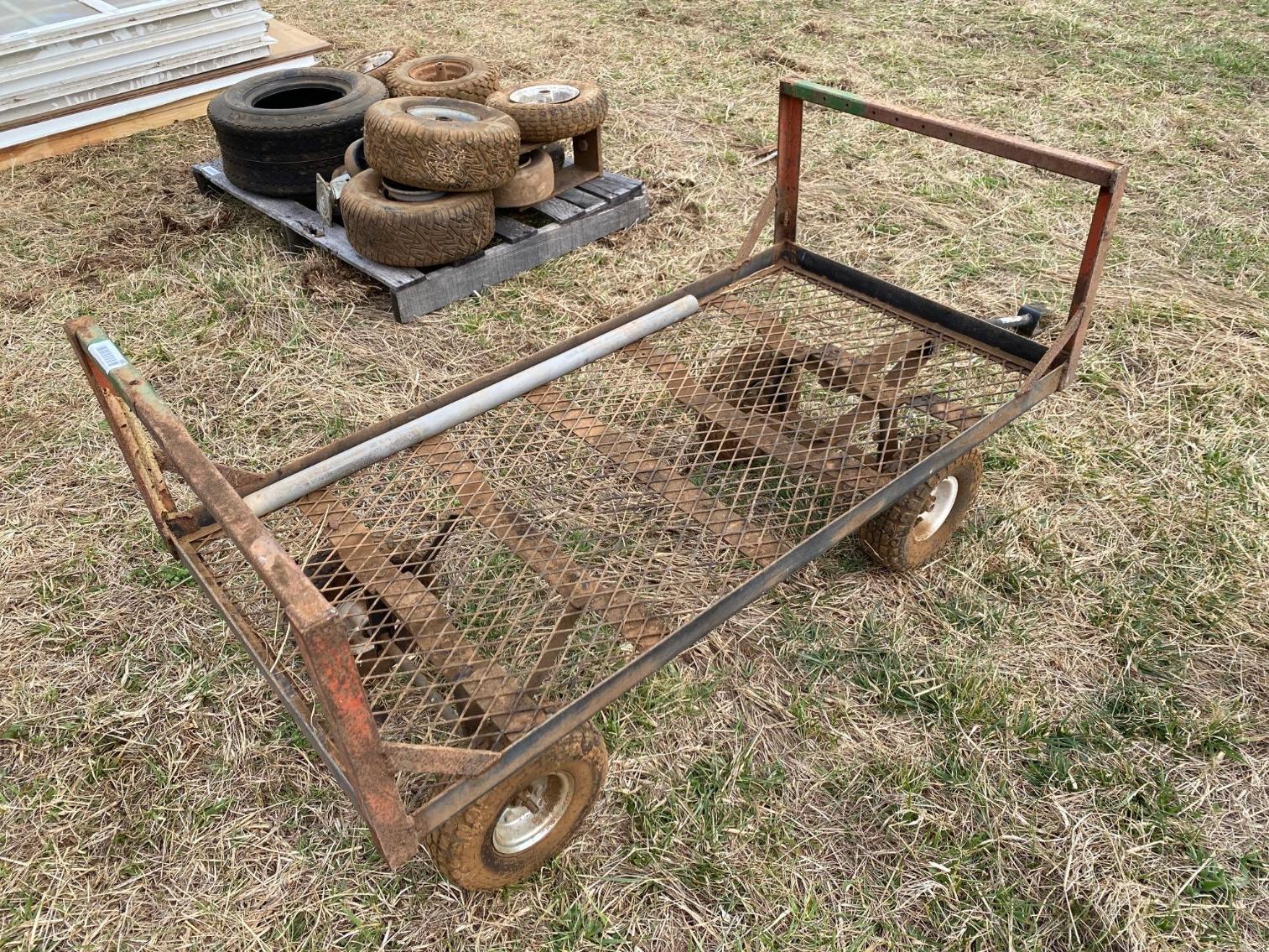 Image for Pull Behind Garden Cart 
