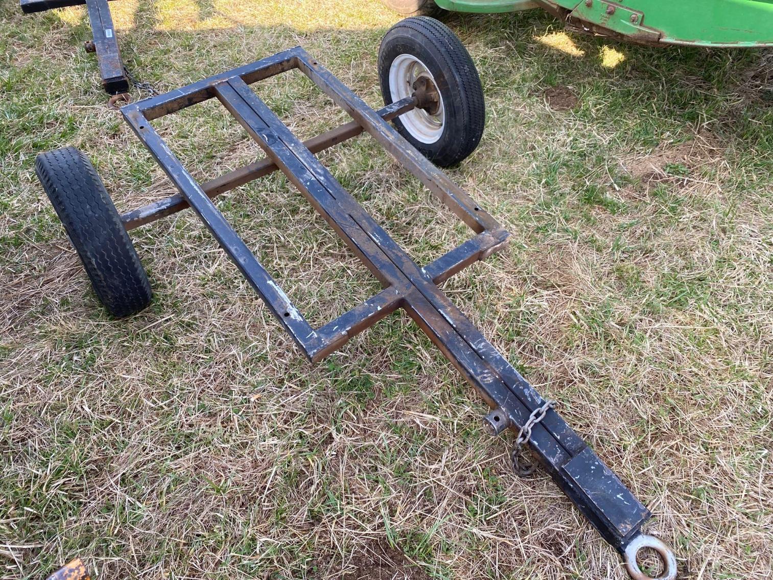 Image for  Small Trailer Frame with Tires 4 x 2.5 Ft