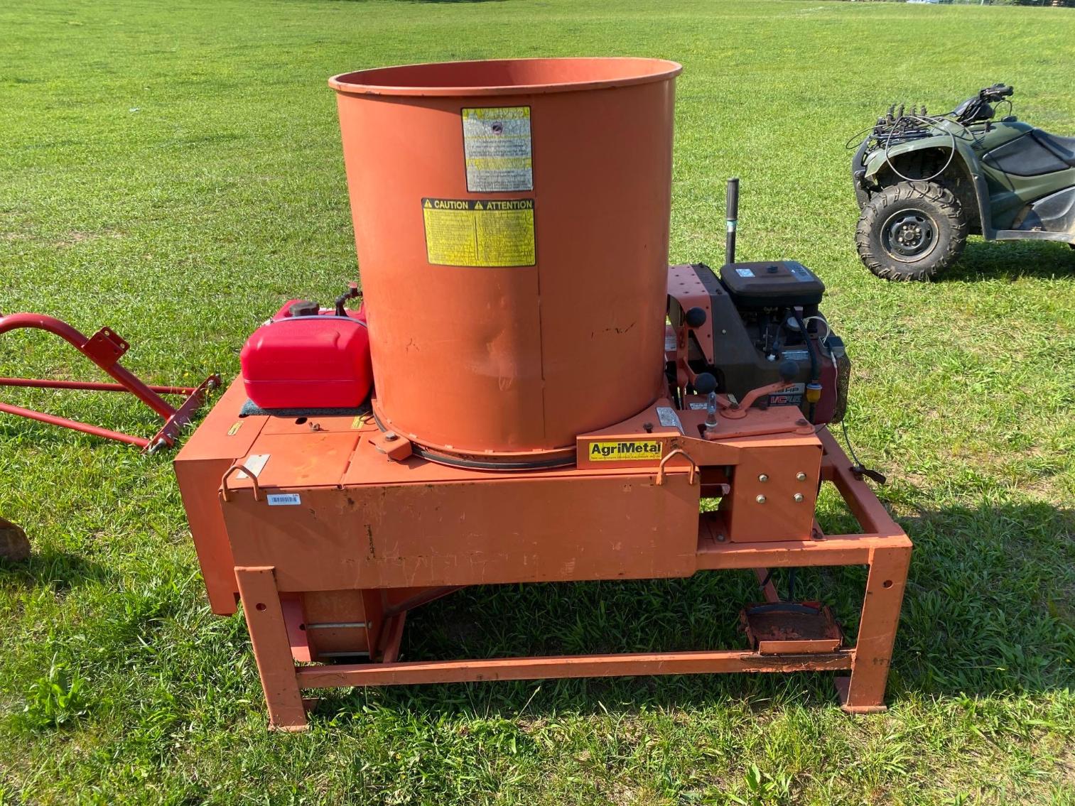 Image for Agri Metal Straw Blower/Bale Chopper Per Seller Ran when last used may need battery