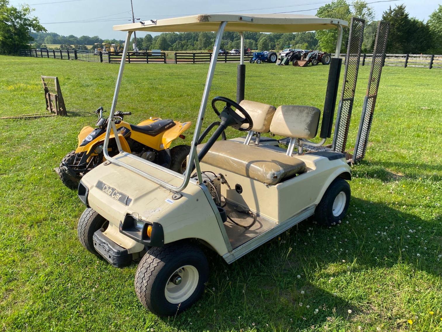 Image for Club Car Electric Golf Cart w/ Charger, Per seller needs batteries