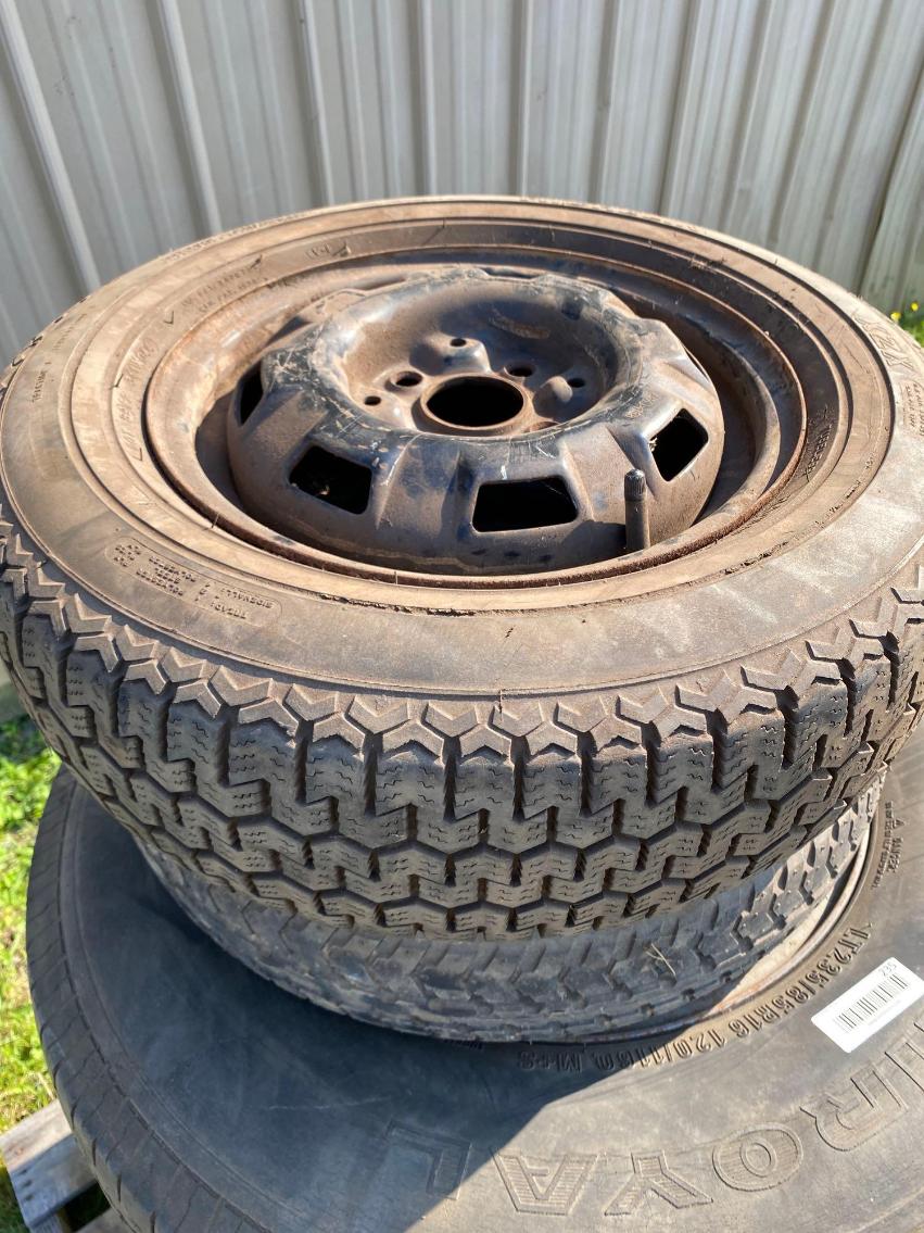 Image for 4 Misc Tires and Wheels, 2 Spares