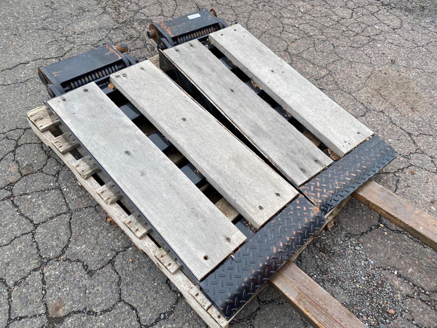 Image for Set of Low Boy Ramps for Trailer Per Seller 4 Ft. Ramps