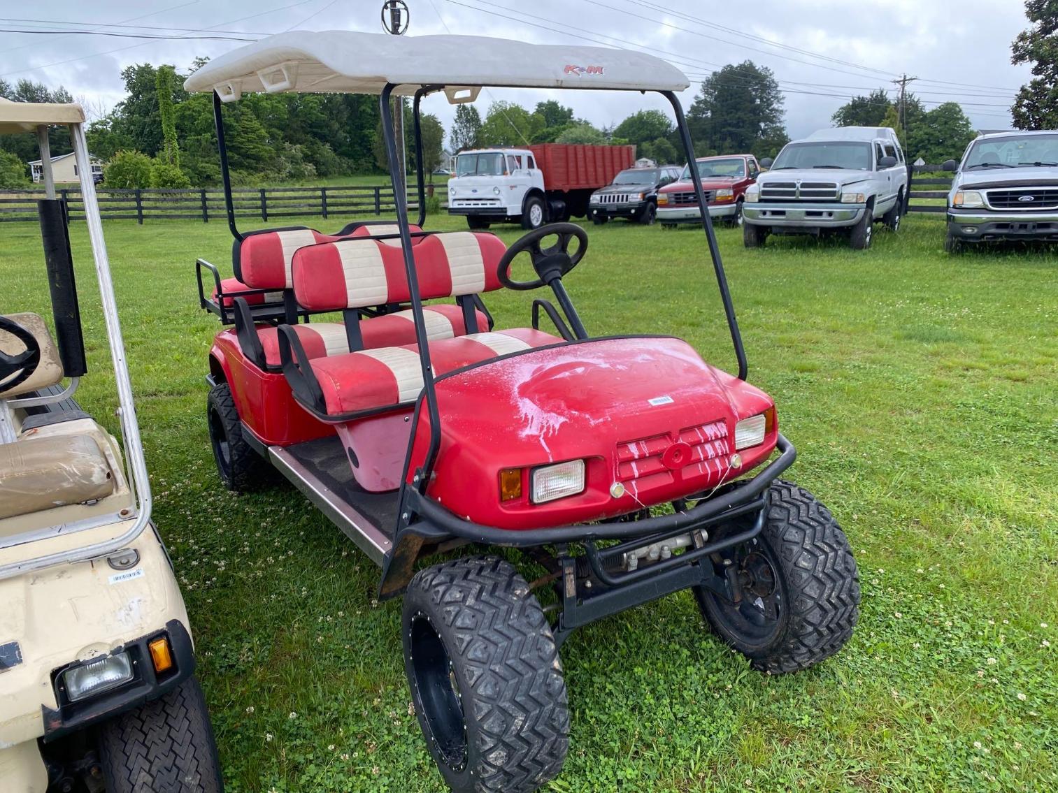Image for 6 Seater EZ-Go Golf Cart Gas Powered - Needs Battery 