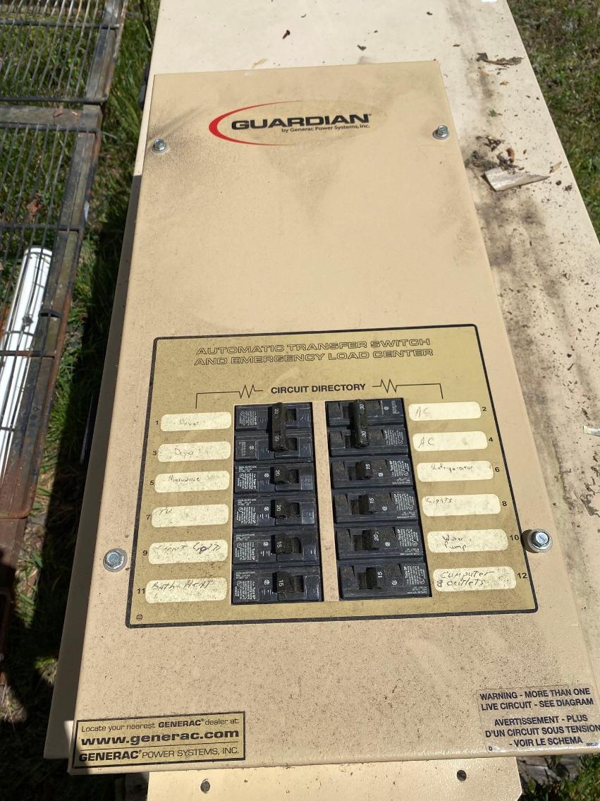 Image for Guardian Whole House Generator and Control Panel 