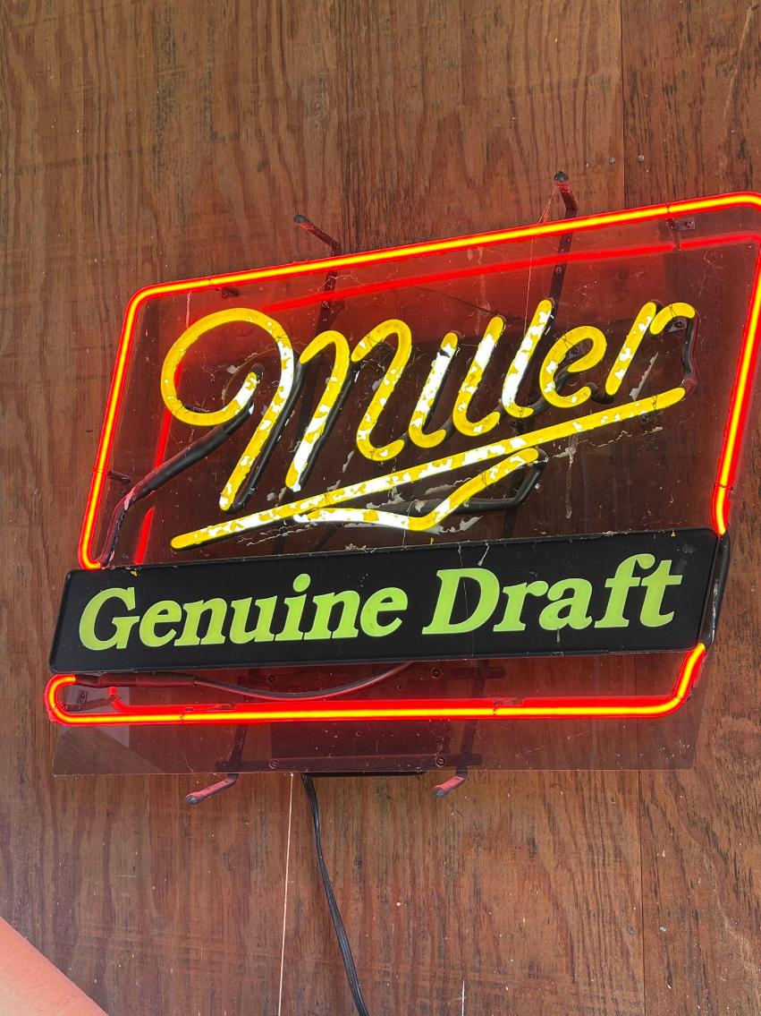 Image for Miller Genuine Draft Neon Sign 
