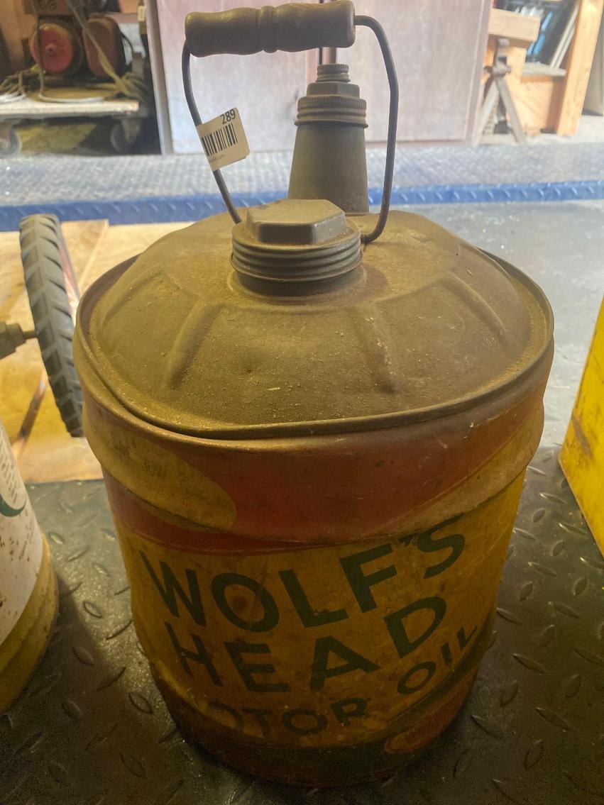 Image for Wolf's Head Motor Oil 5 Gallon Container 