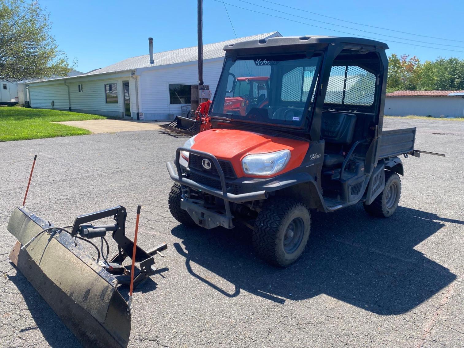 Image for Kubota RTV X9000, Diesel, 4WD, W/ Snow Blade & Spare Tire Hours: 4329