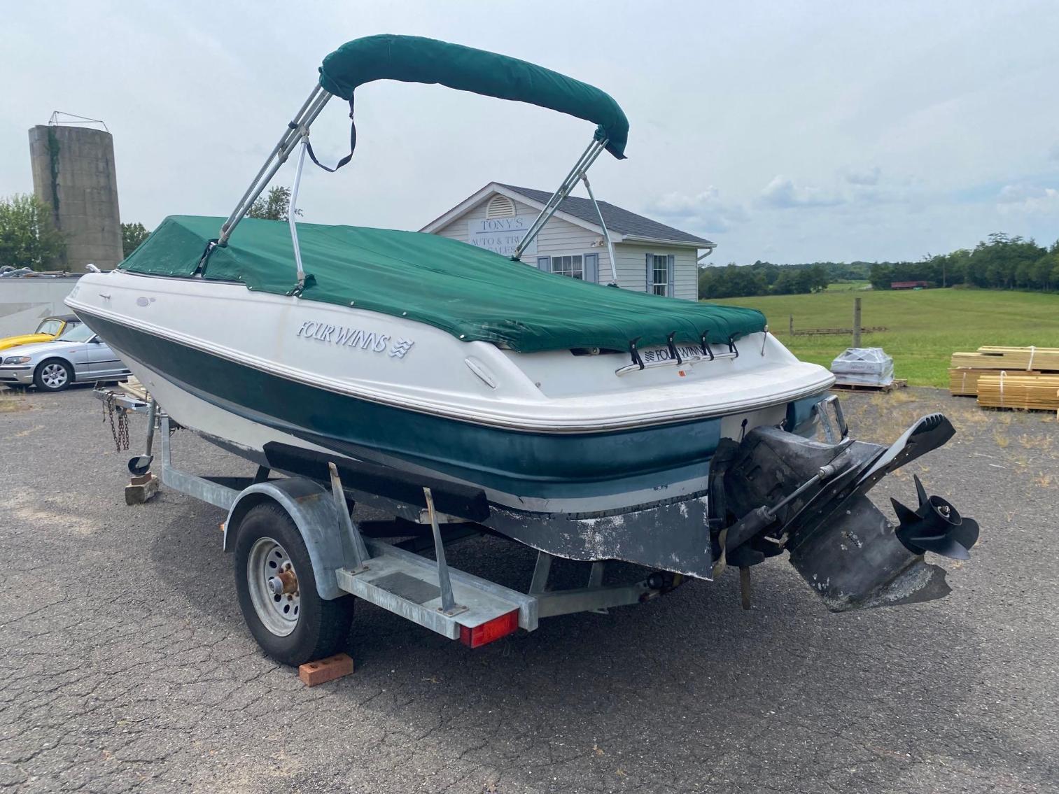Image for Four Winns Horizon 190, Fowler Boat w/ Trailer, Boat has no title, additional info in photo