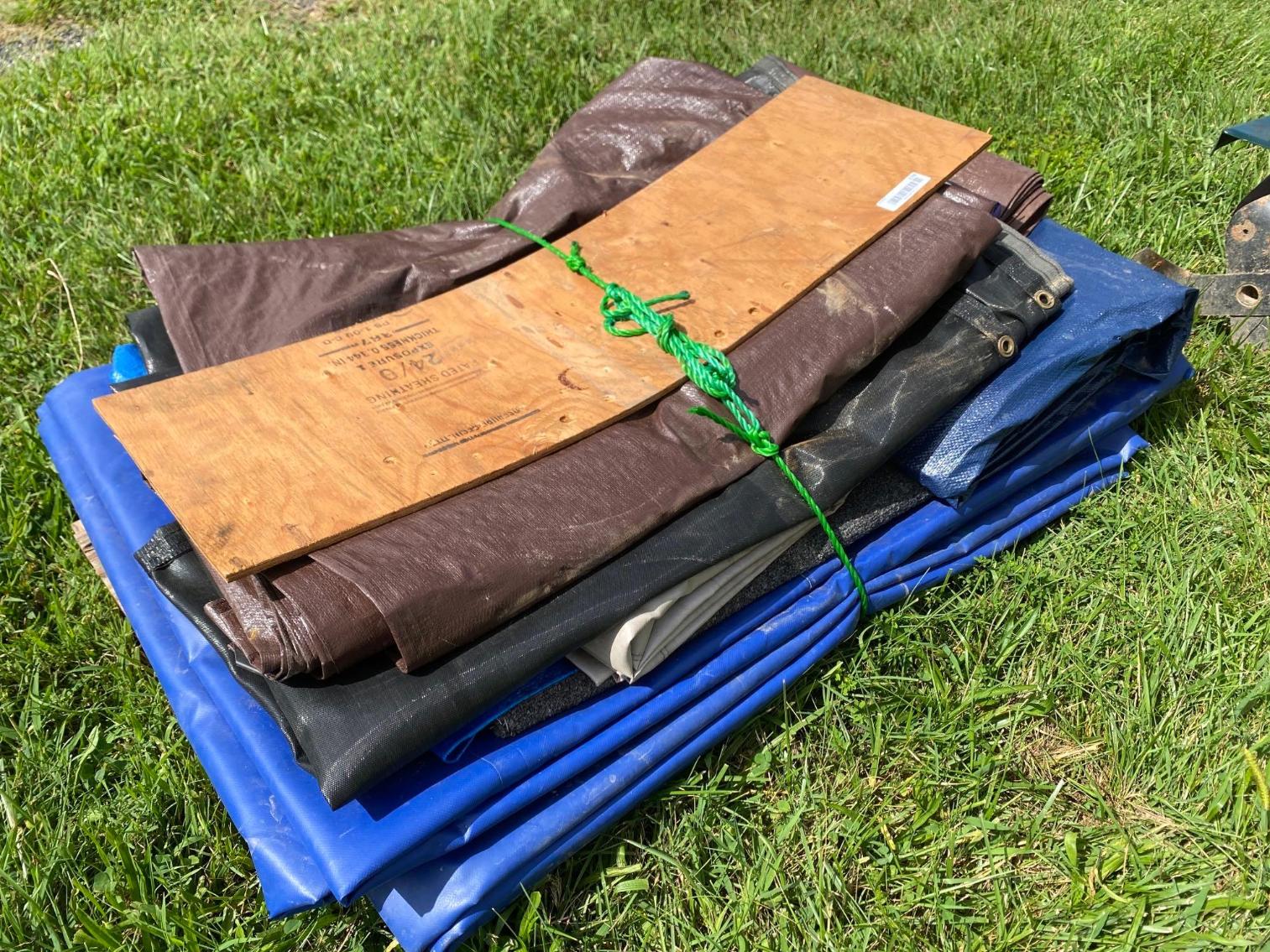 Image for Pallet w/ Tarps and Covers