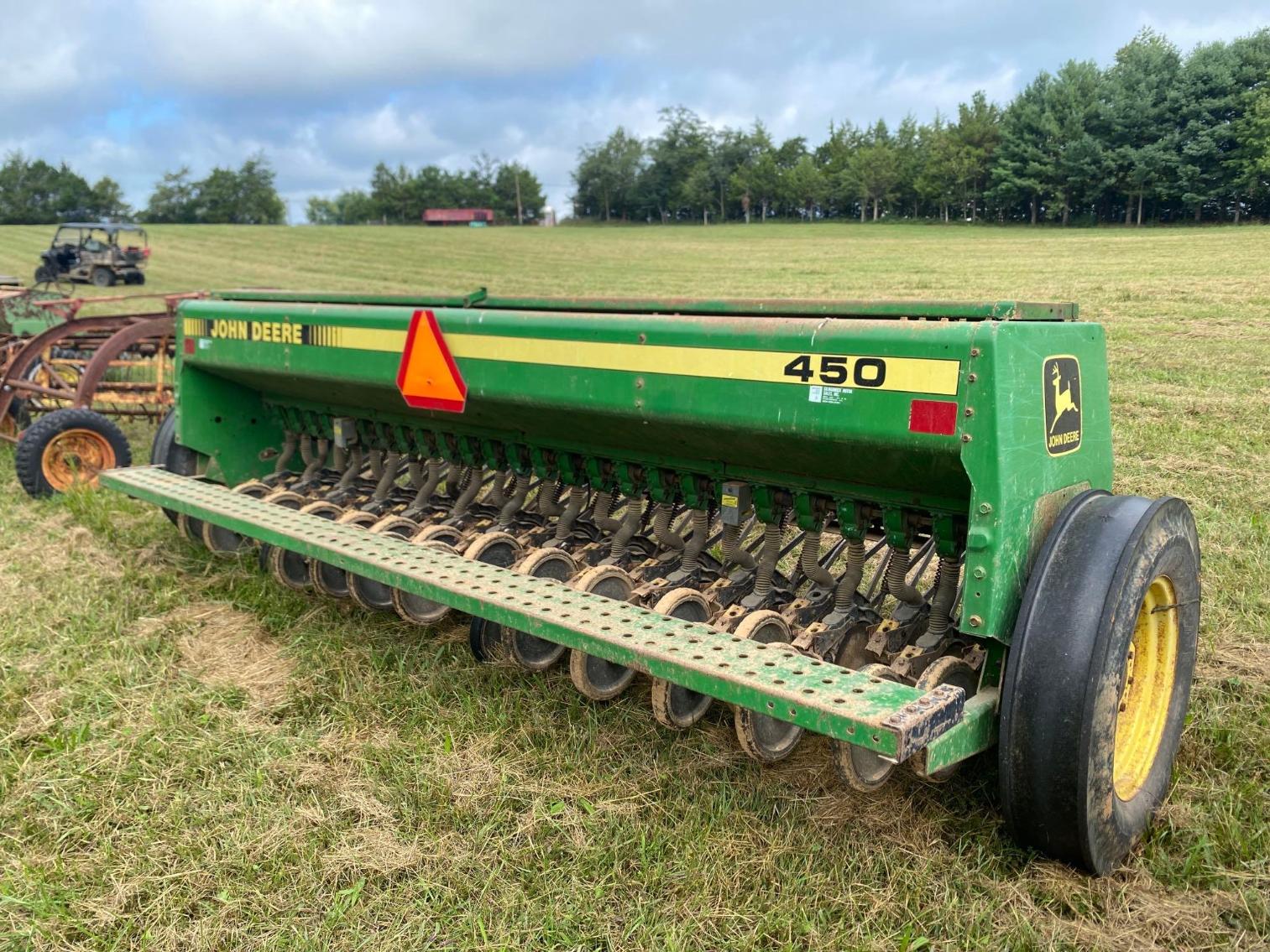 Image for John Deere Model 450 Pull Behind Grain Drill 