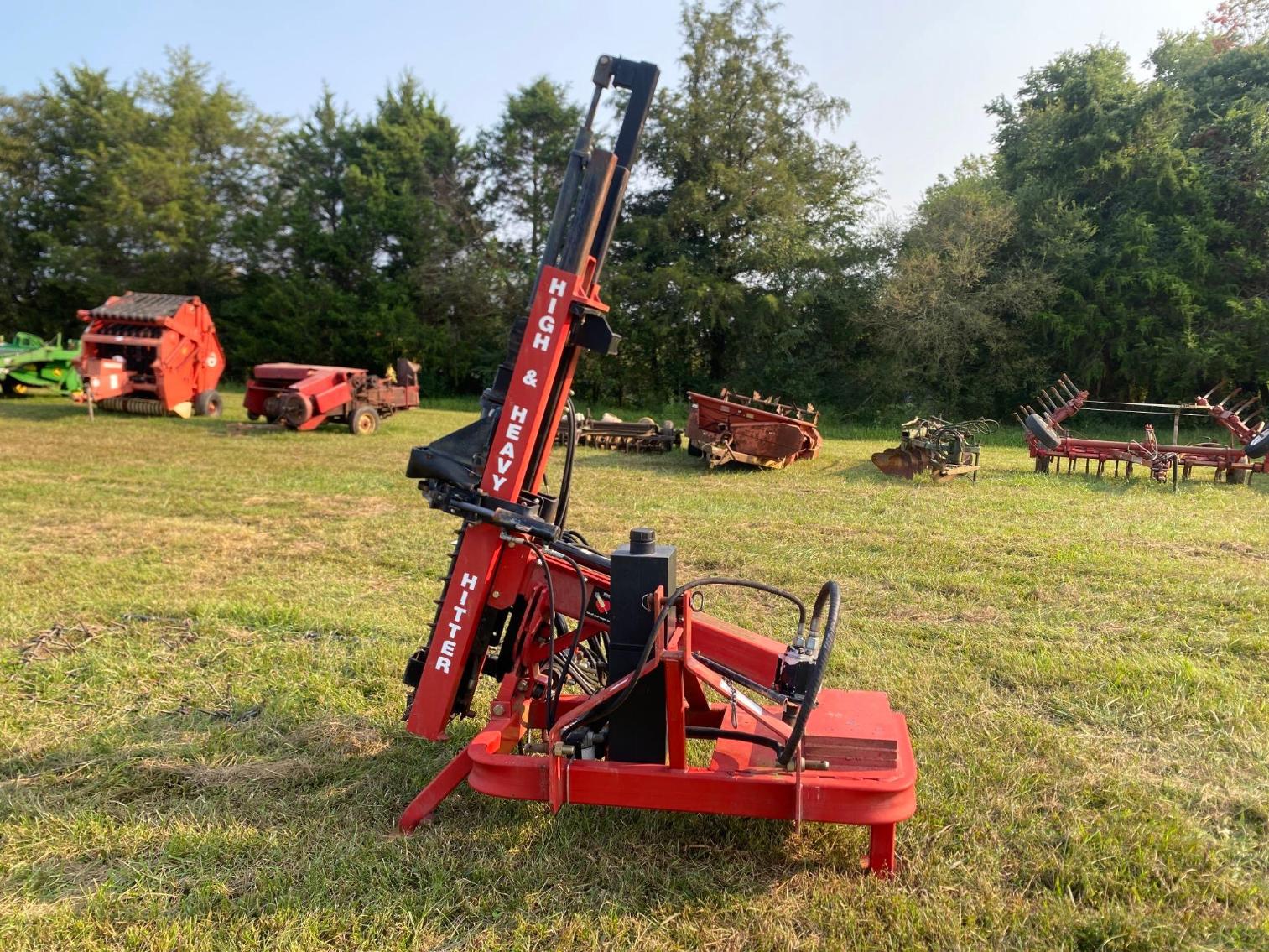 Image for 3 Pt. Wheatheart Post Driver wPivot Auger, Hydraulic.  Per Seller works as it should.