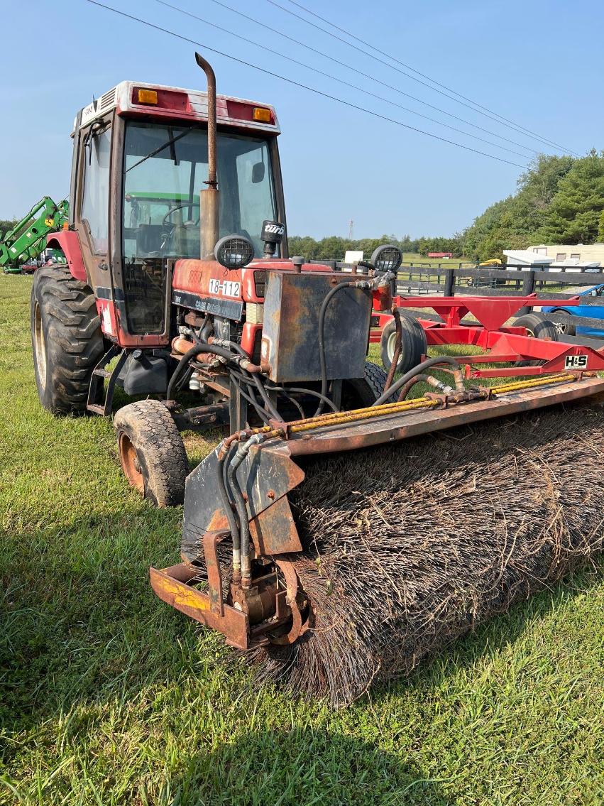 Image for Case 595 Cab Tractor, 540 PTO, Sweepster Hydraulic Broom 